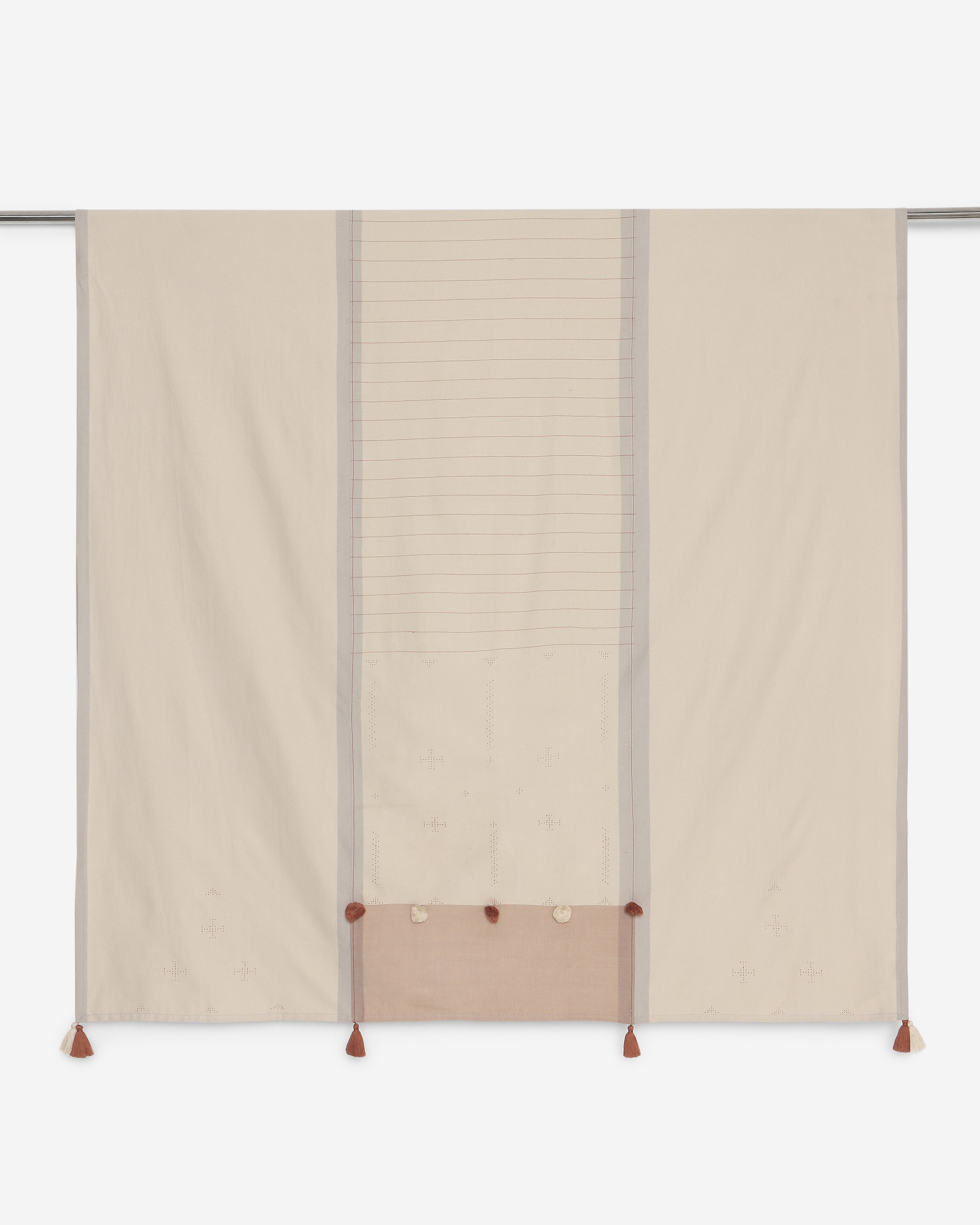 Crystal Bhujodi Tangalia Cotton Table Cover