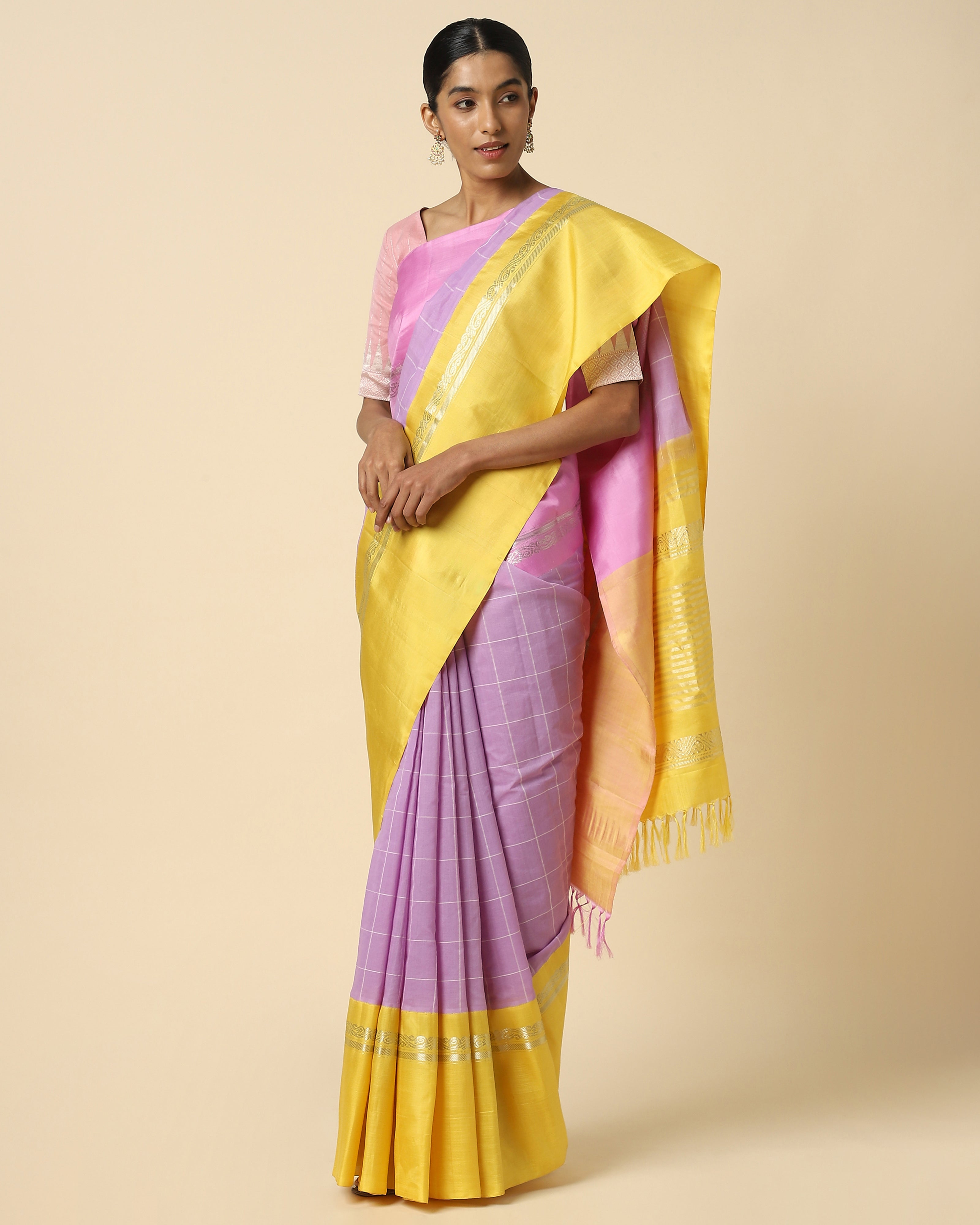 Shariya Gadwal Kuttu Weave Cotton Silk Saree