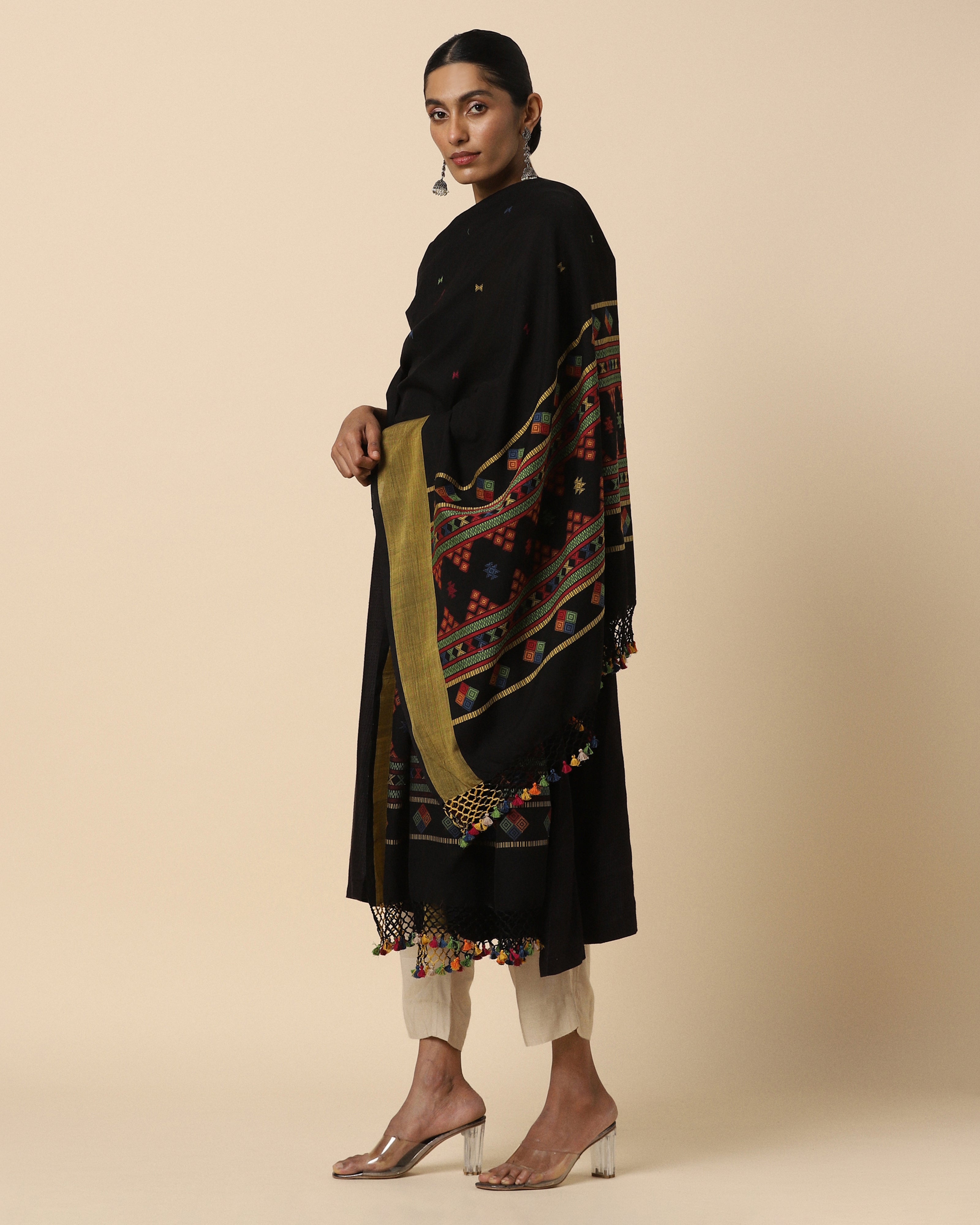 Kassia Bhujodi Extra Weft Cotton Dupatta