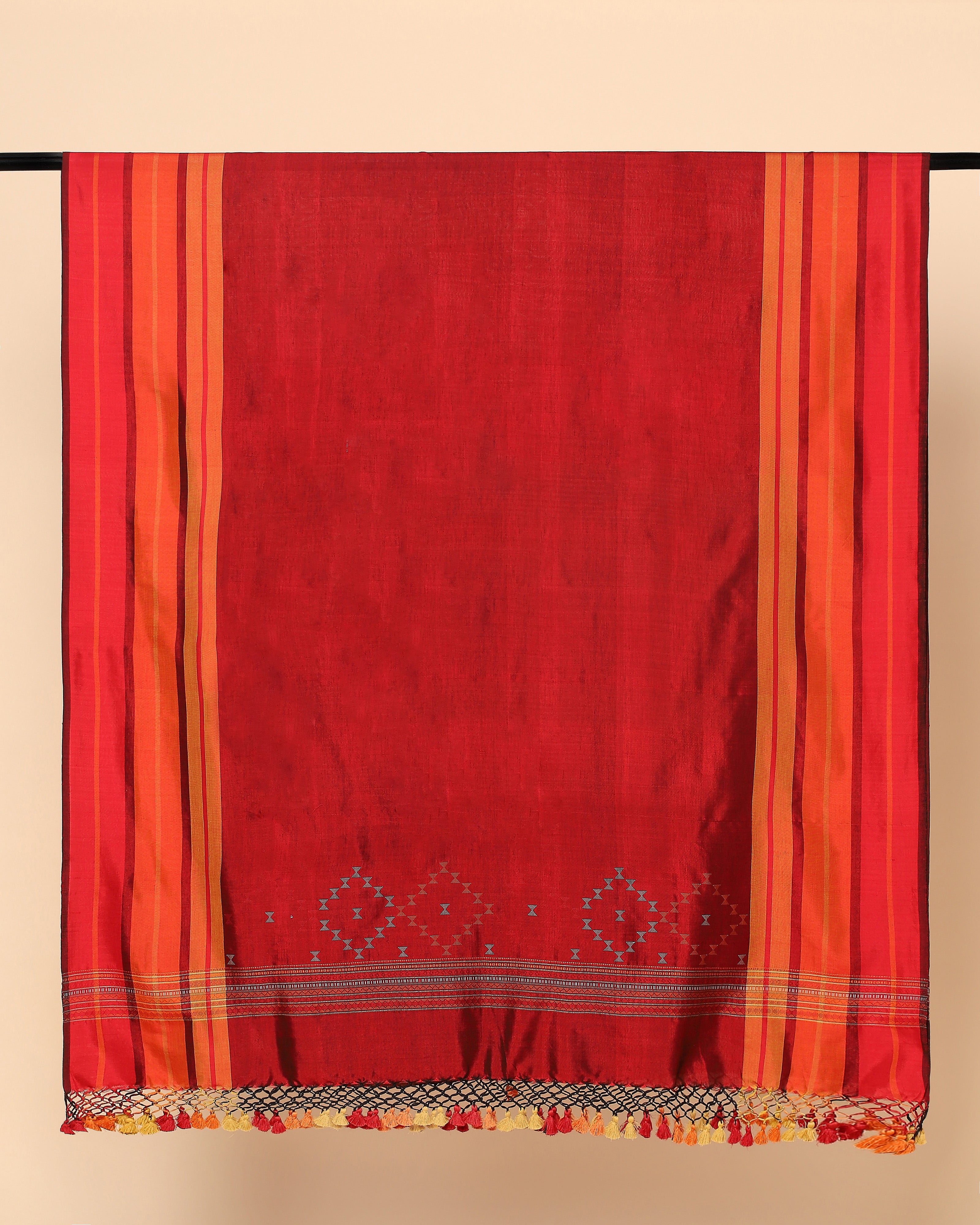 Kalei Bhujodi Extra Weft Cotton Silk Dupatta