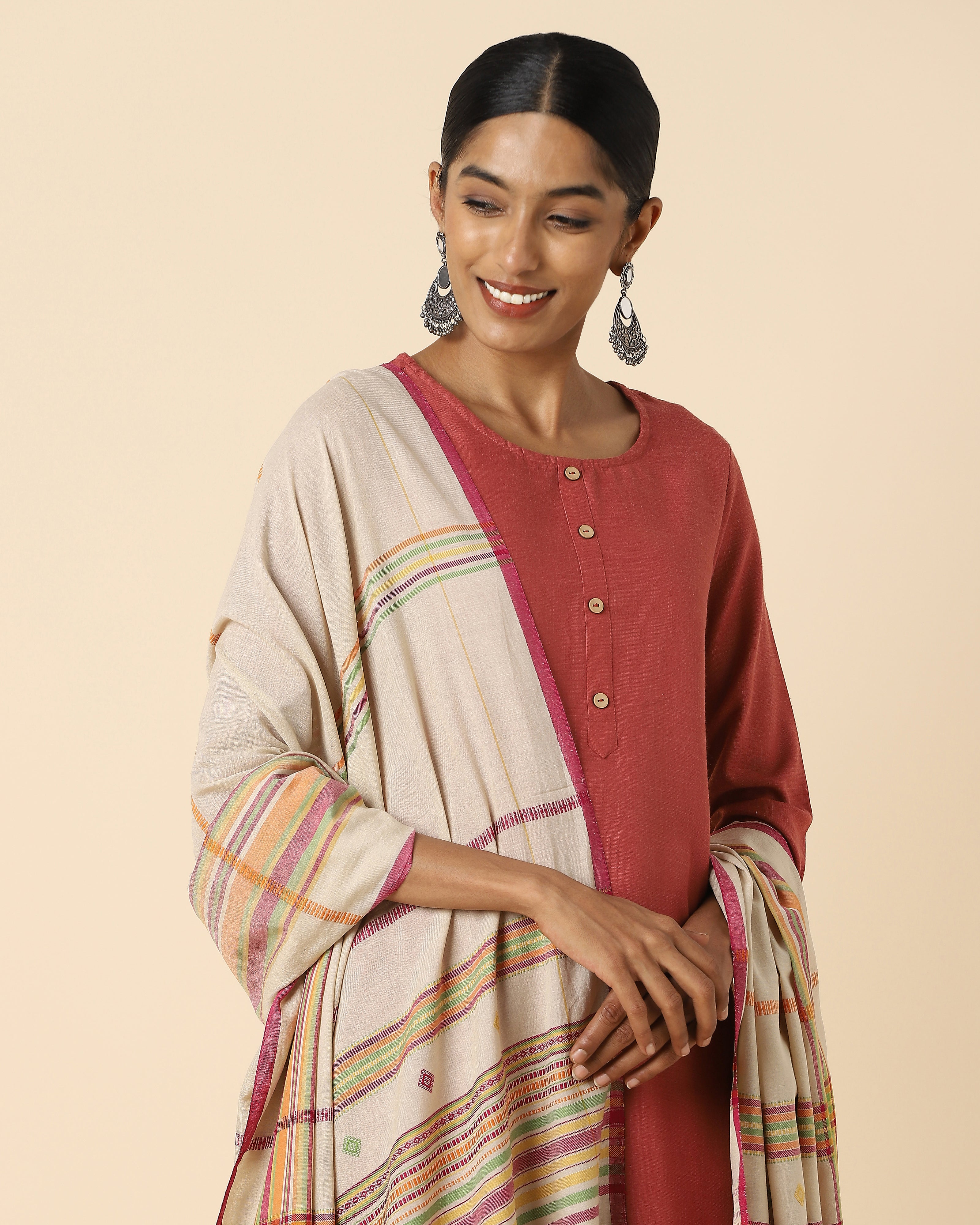 Spectra Bhujodi Extra Weft Cotton Dupatta