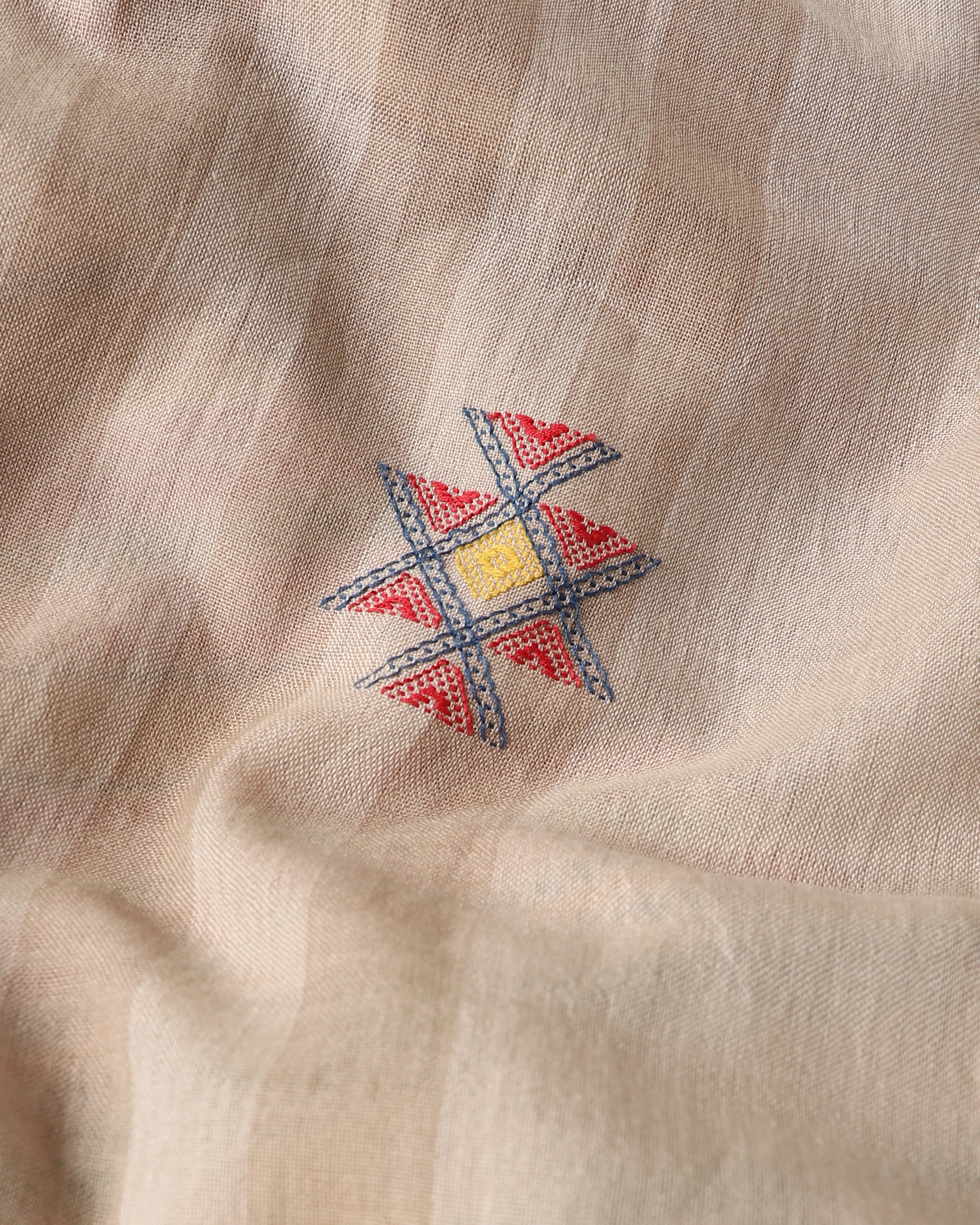 Leilani Bhujodi Extra Weft Cotton Saree