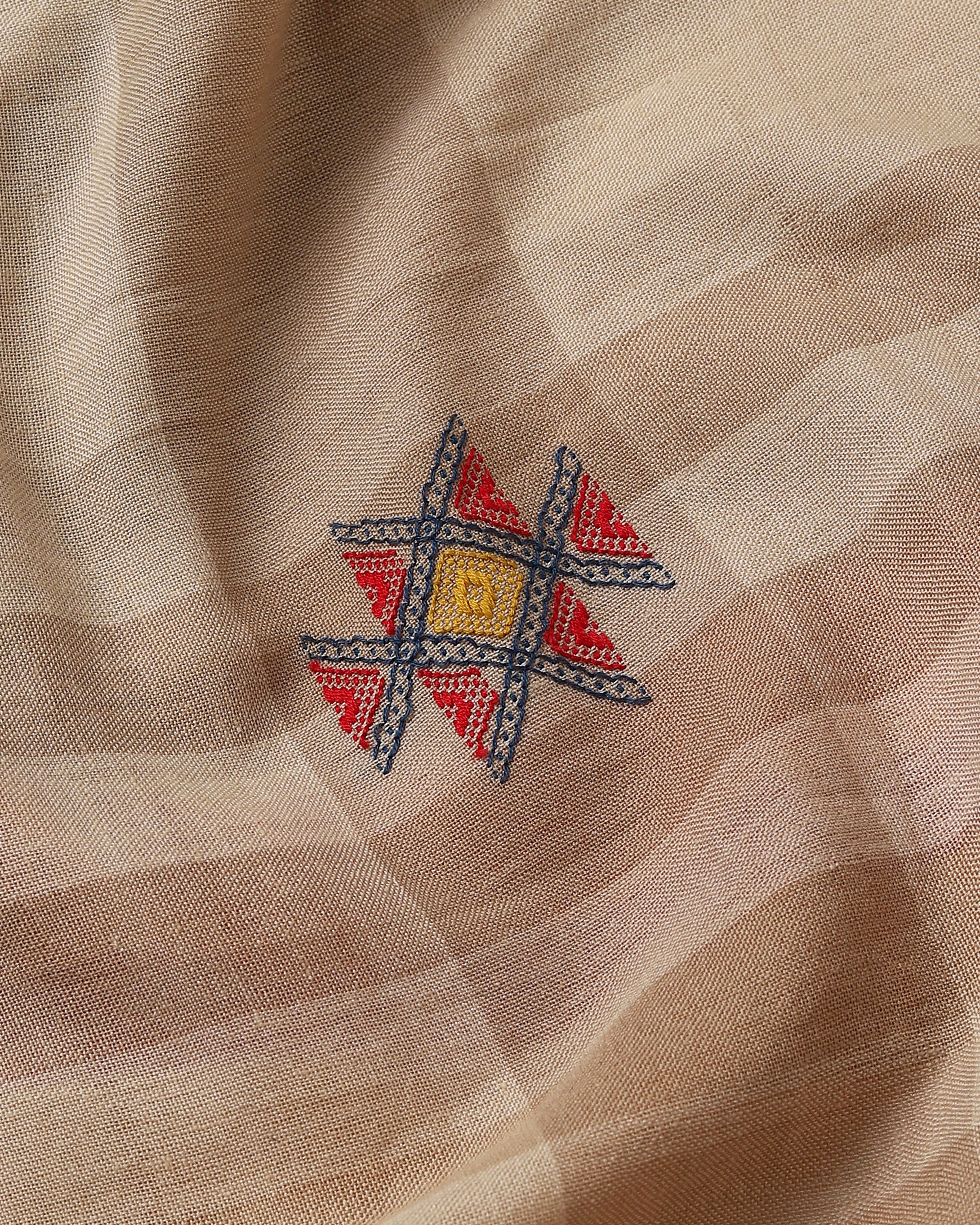 Leilani Bhujodi Extra Weft Cotton Saree