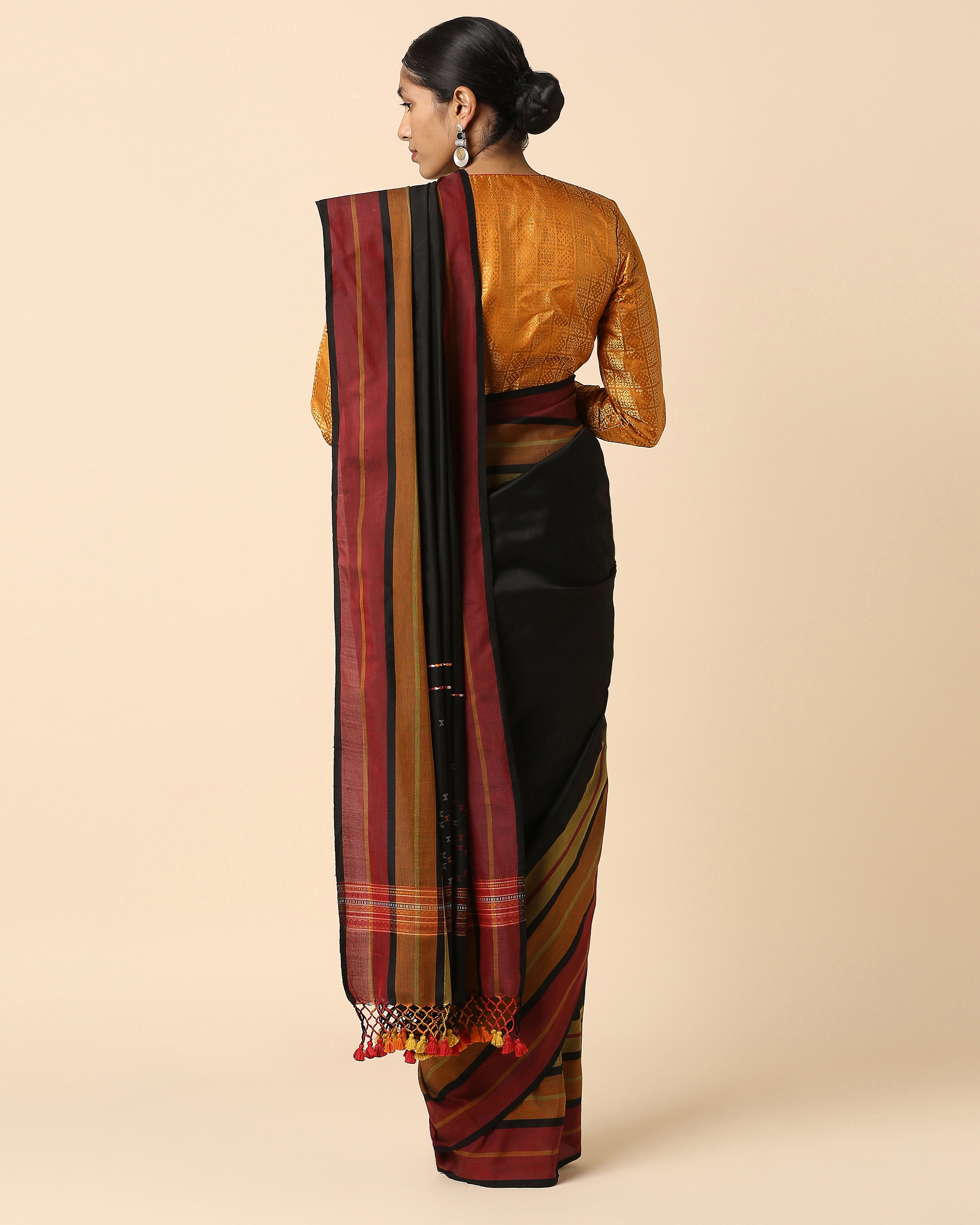 Kalei Bhujodi Extra Weft Cotton Silk Saree
