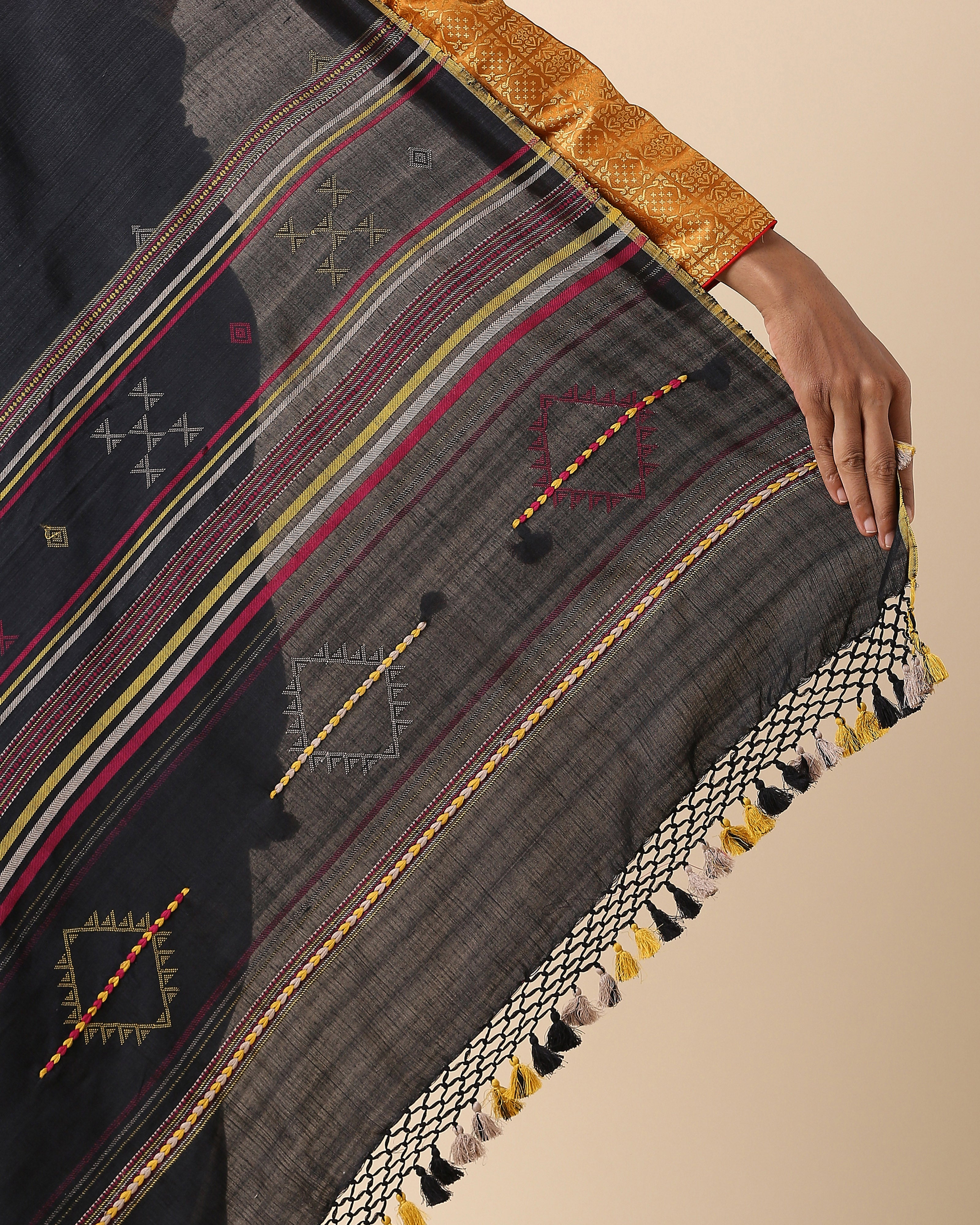 Camilo Bhujodi Extra Weft Cotton Silk Saree