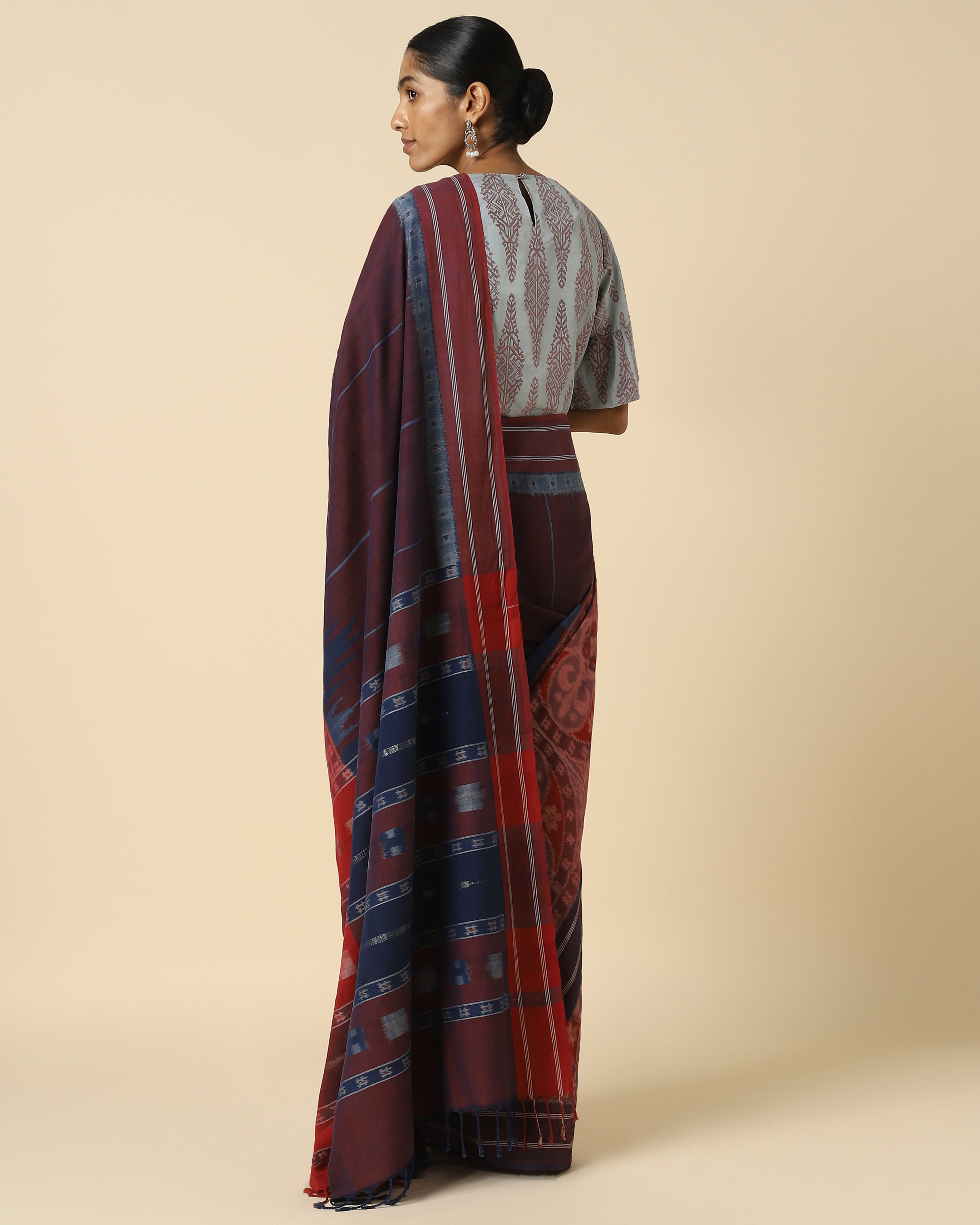 Farida Pochampally Weft Ikat Cotton Saree