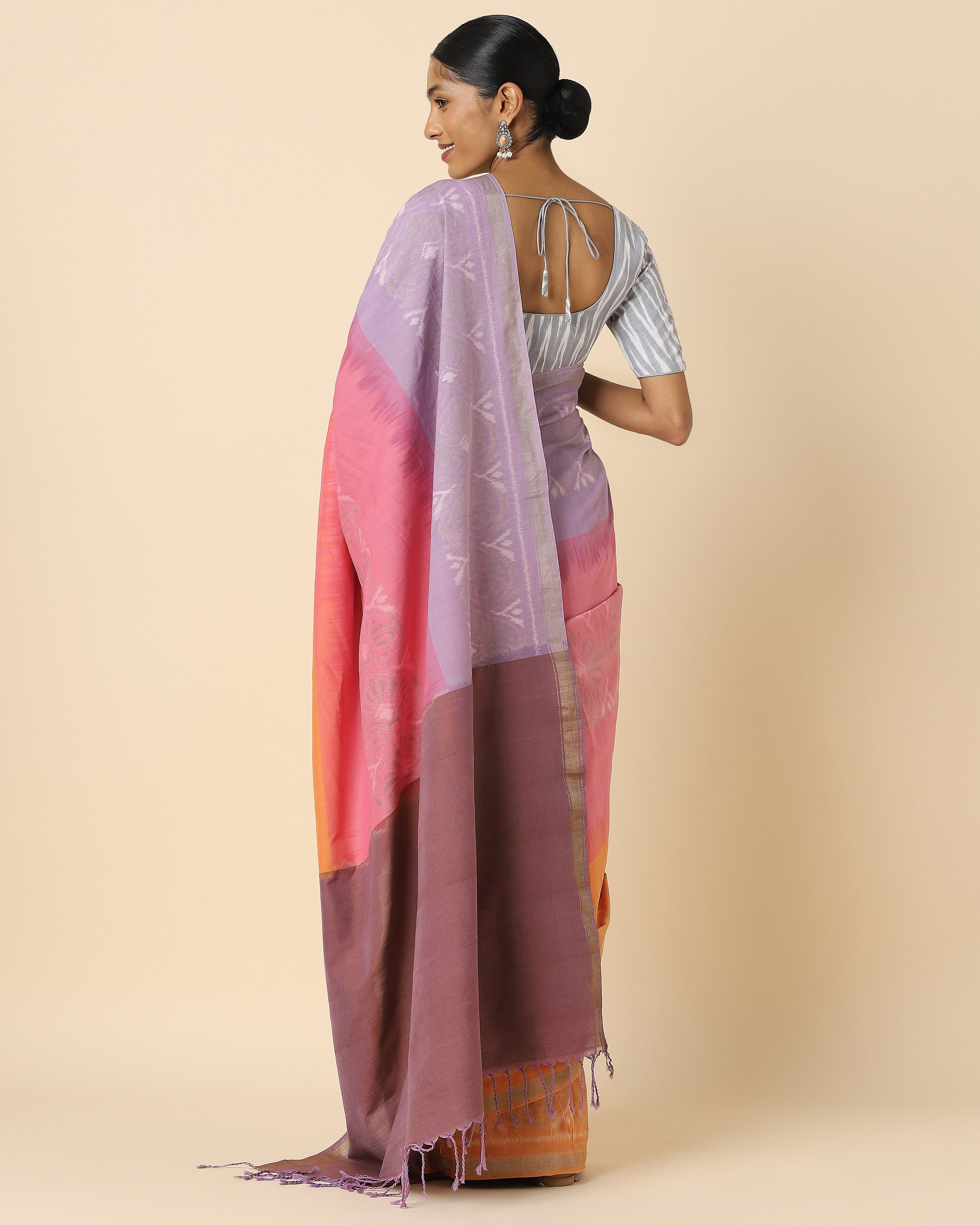 Manya Pochampally Weft Ikat Cotton Saree