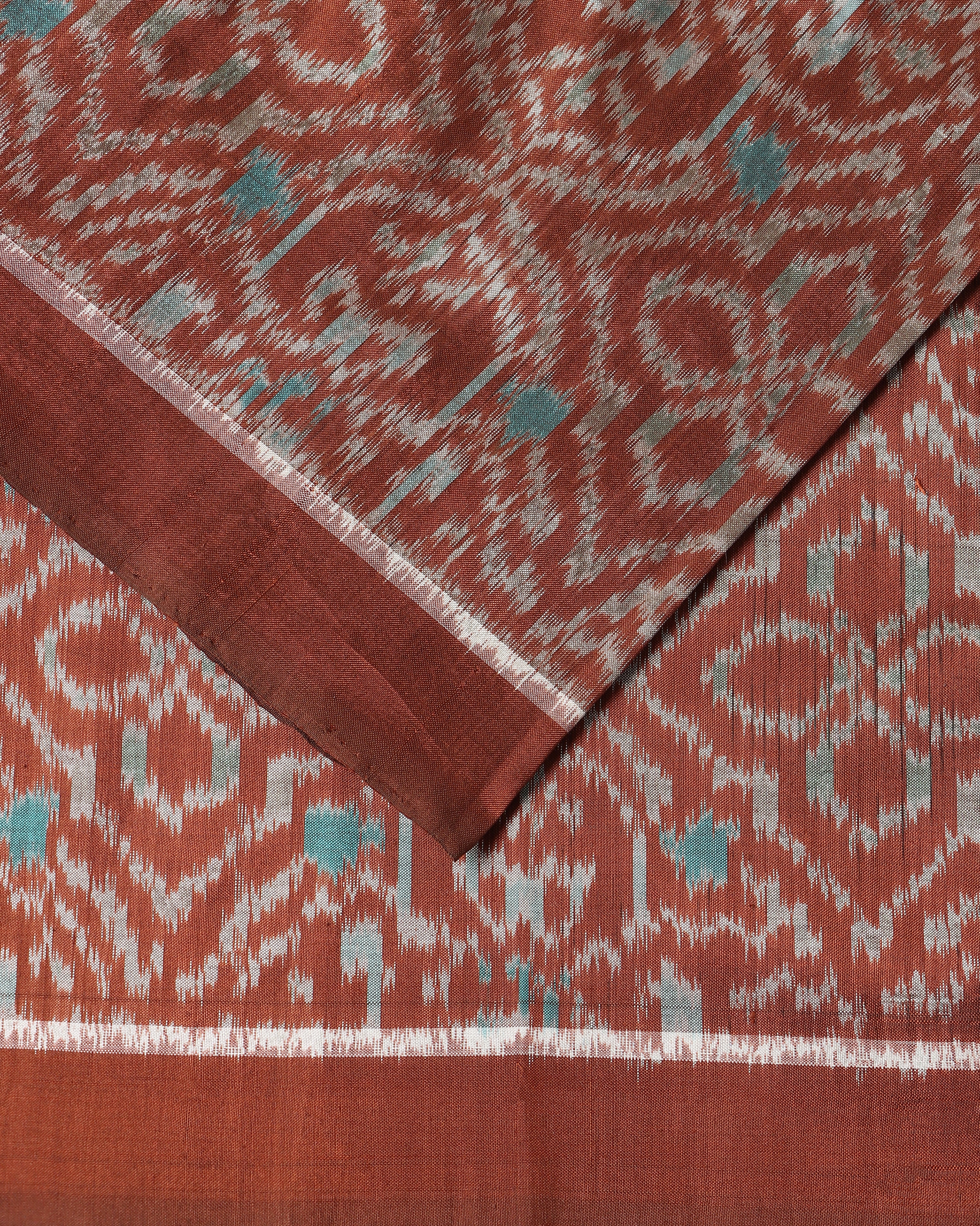 Prapti Pochampally Weft Ikat Silk Saree