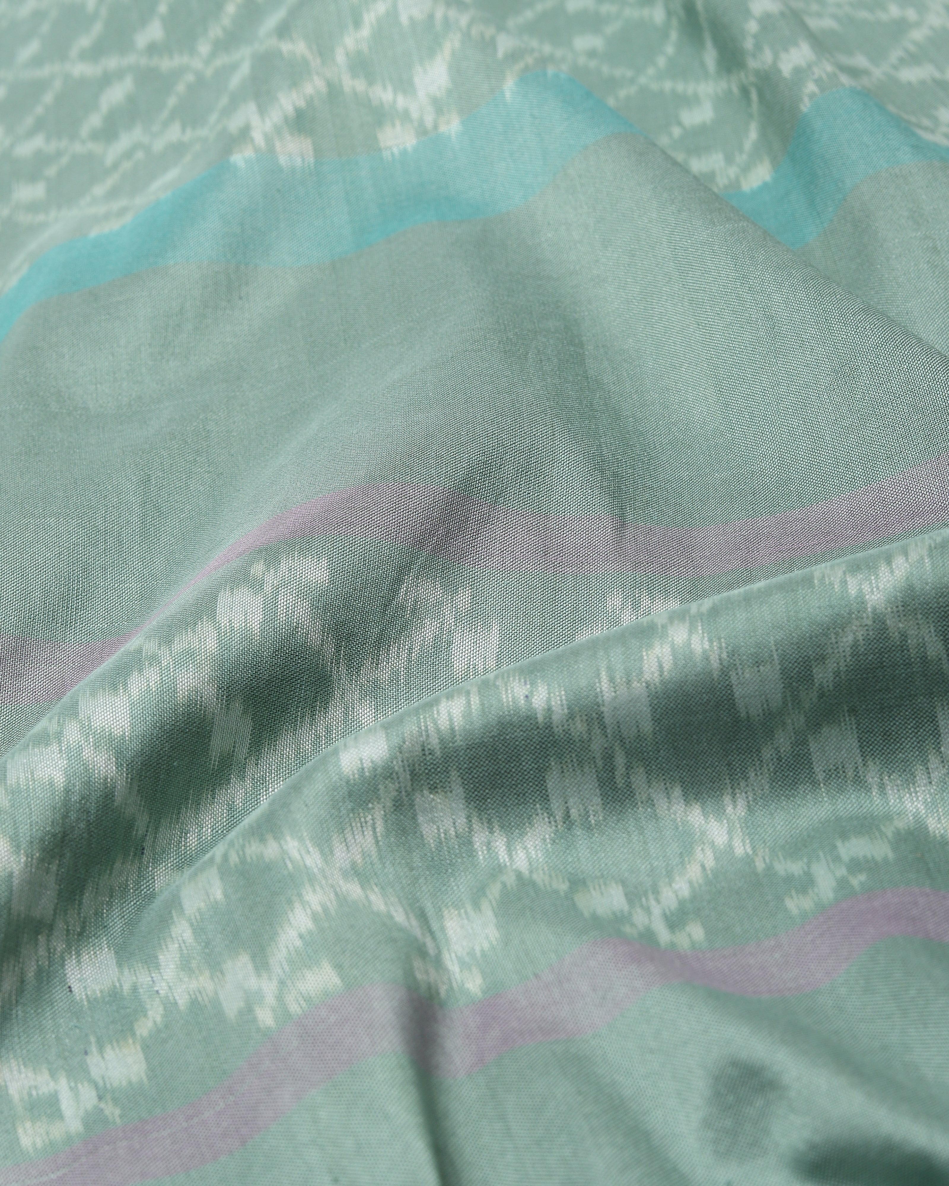 Trisja Pochampally Weft Ikat Cotton Silk Saree