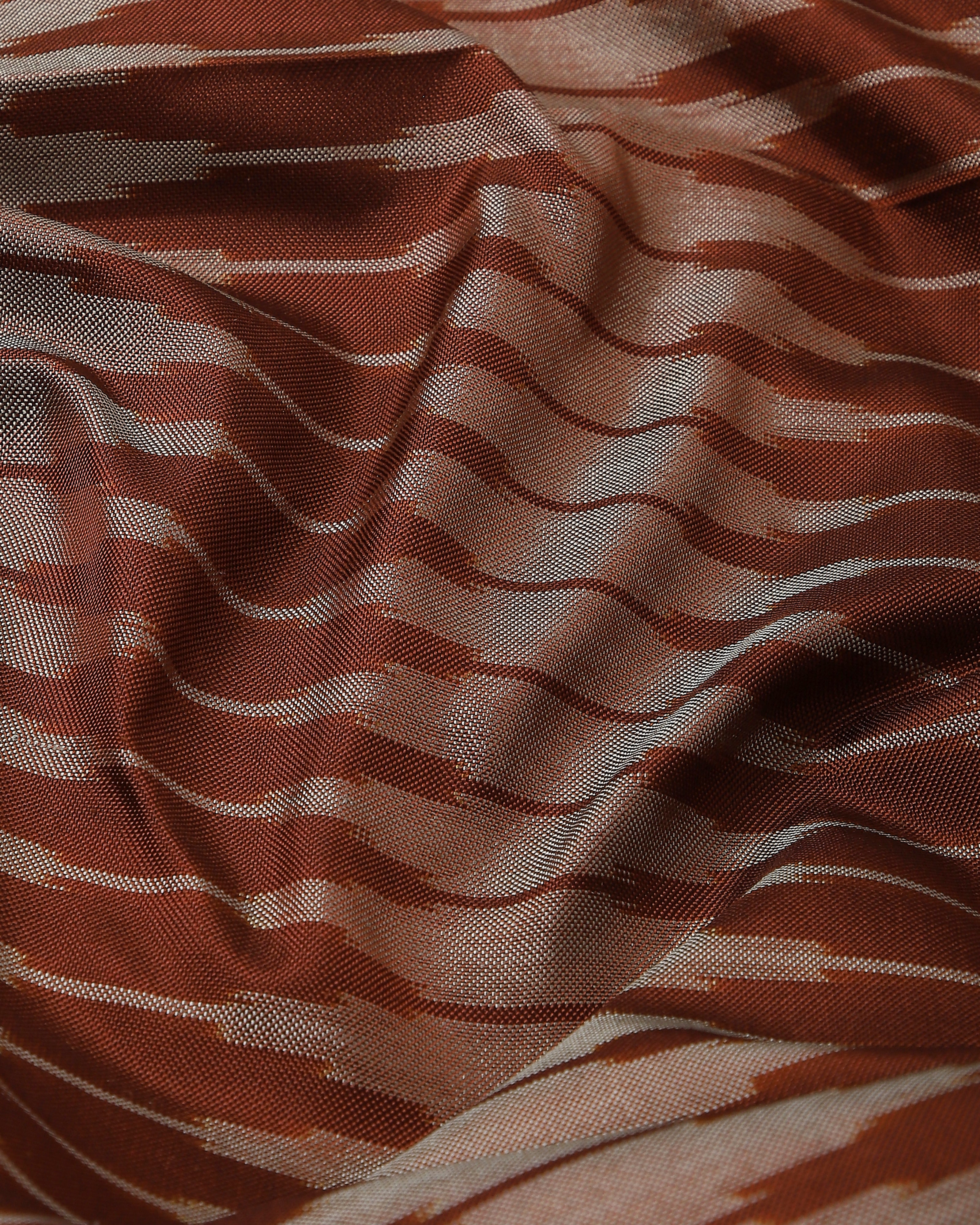 Aabirah Pochampally Weft Ikat Silk Saree