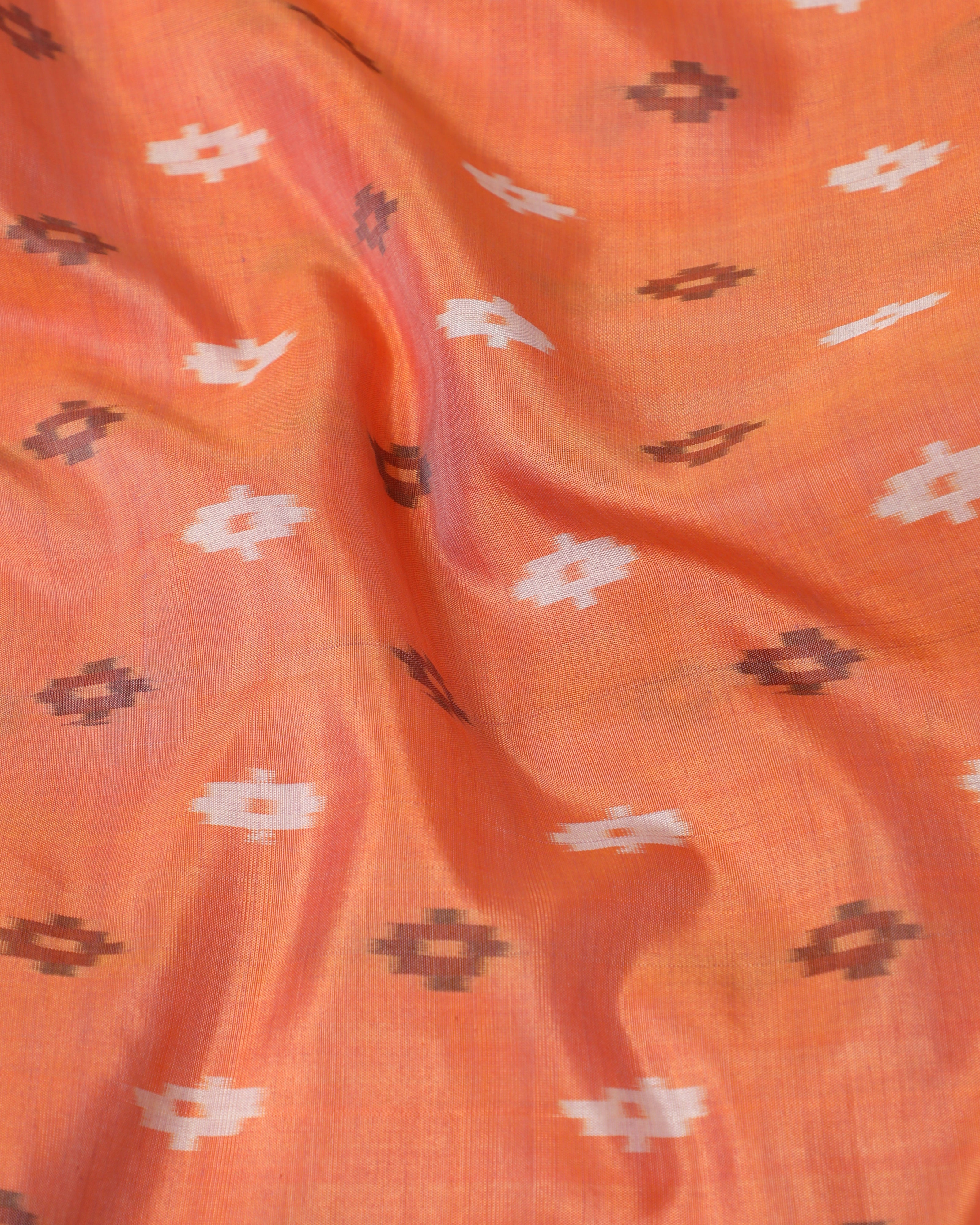 Poonam Pochampally Warp Ikat Silk Cotton Saree