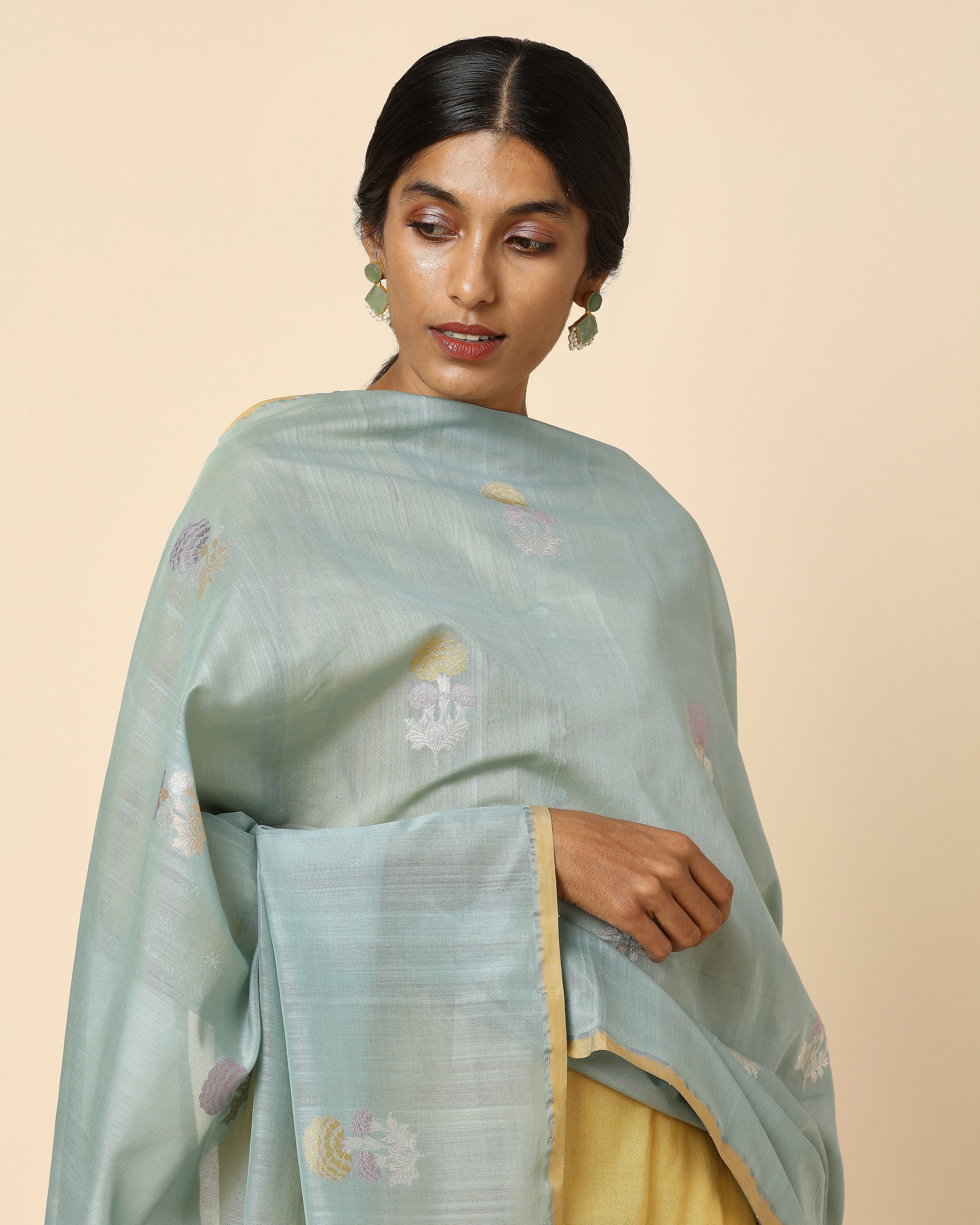 Arnit Banarasi Kadwa Silk Cotton Dupatta
