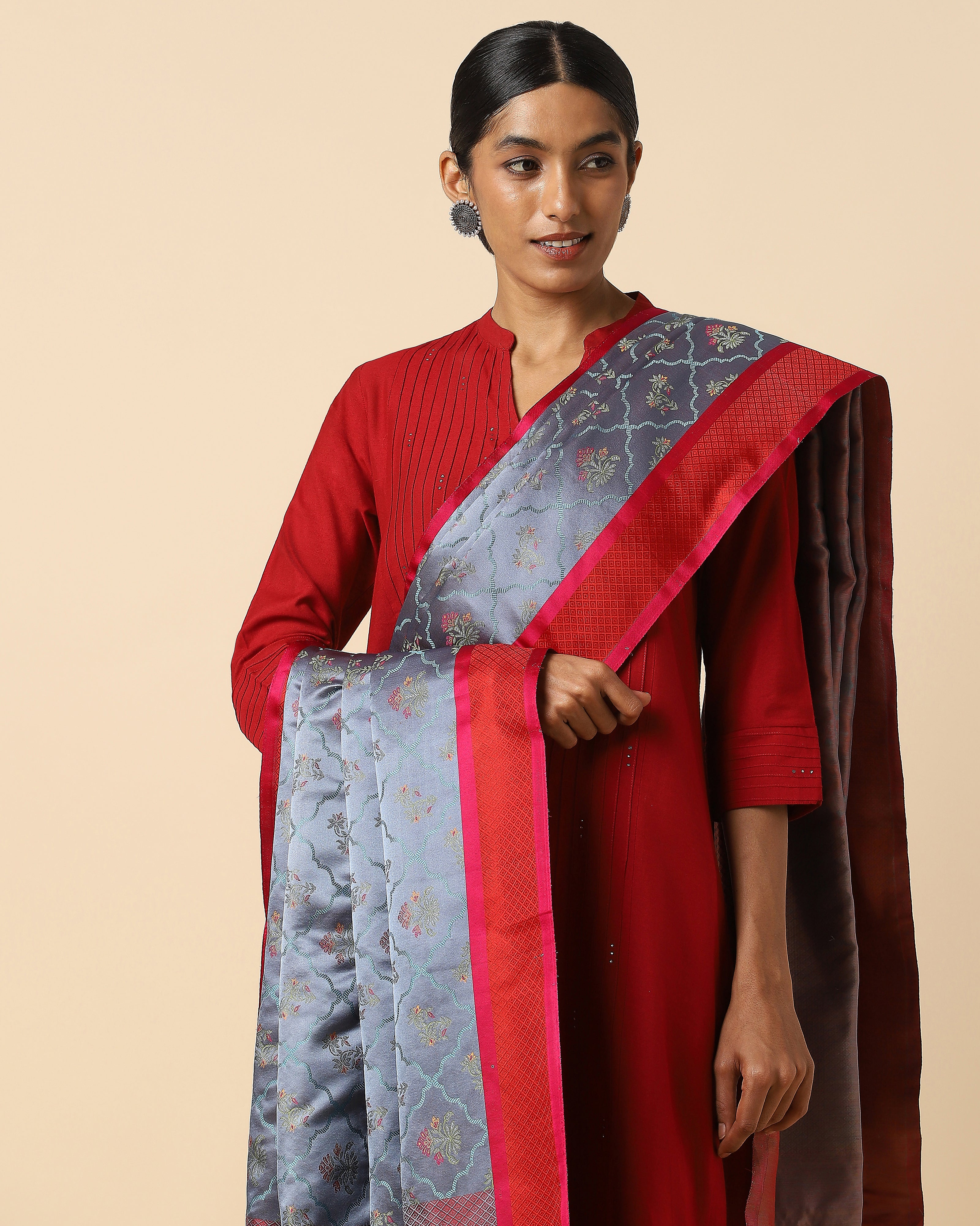 Minisha Banarasi Tanchoi Silk Dupatta