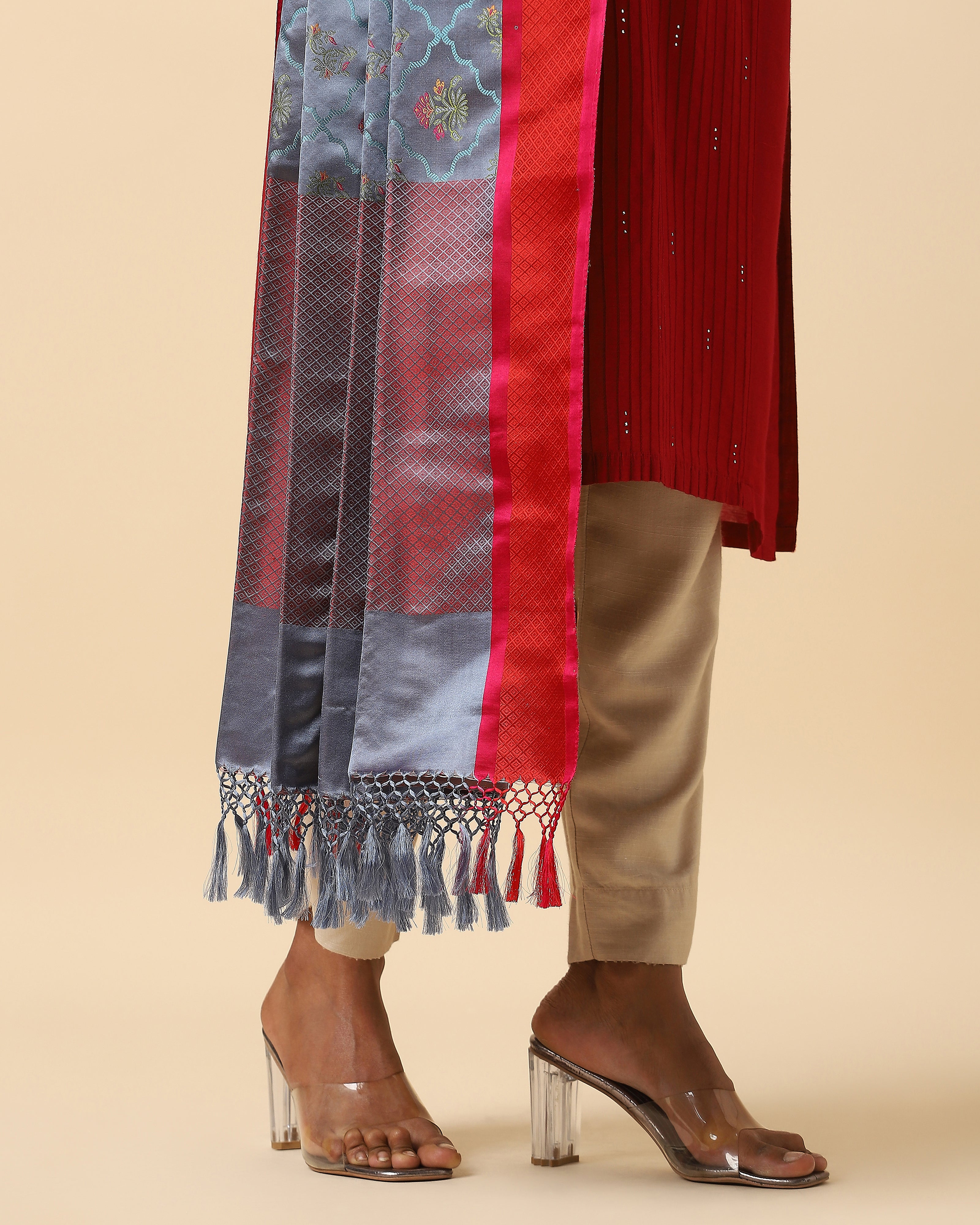 Minisha Banarasi Tanchoi Silk Dupatta