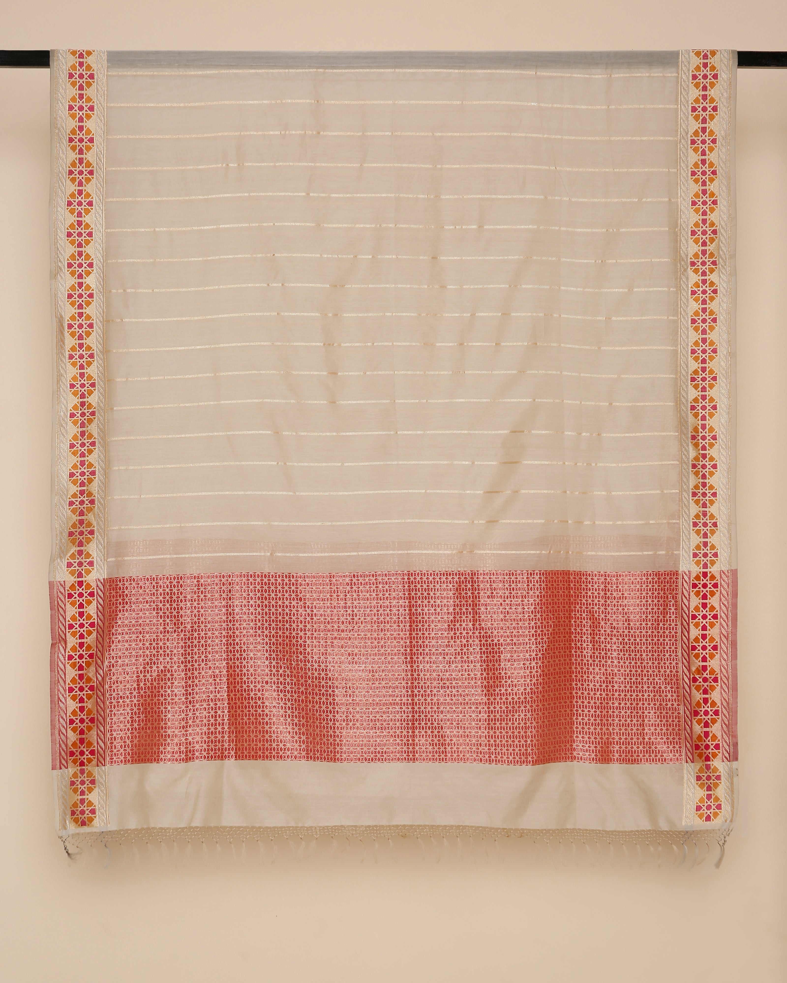 Anmeha Banarasi Kadwa Silk Cotton Dupatta