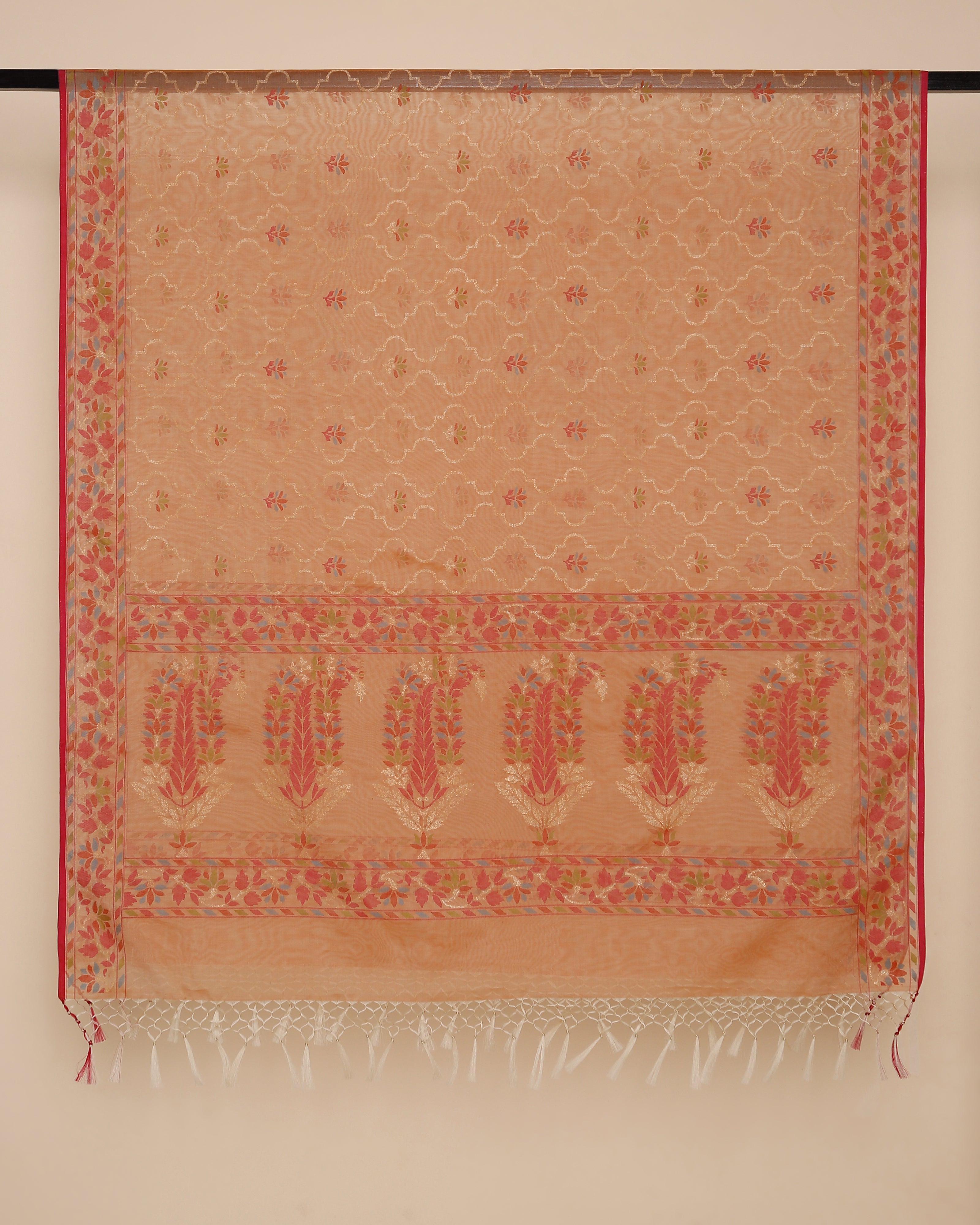 Afsa Banarasi Jamdani Silk Cotton Dupatta