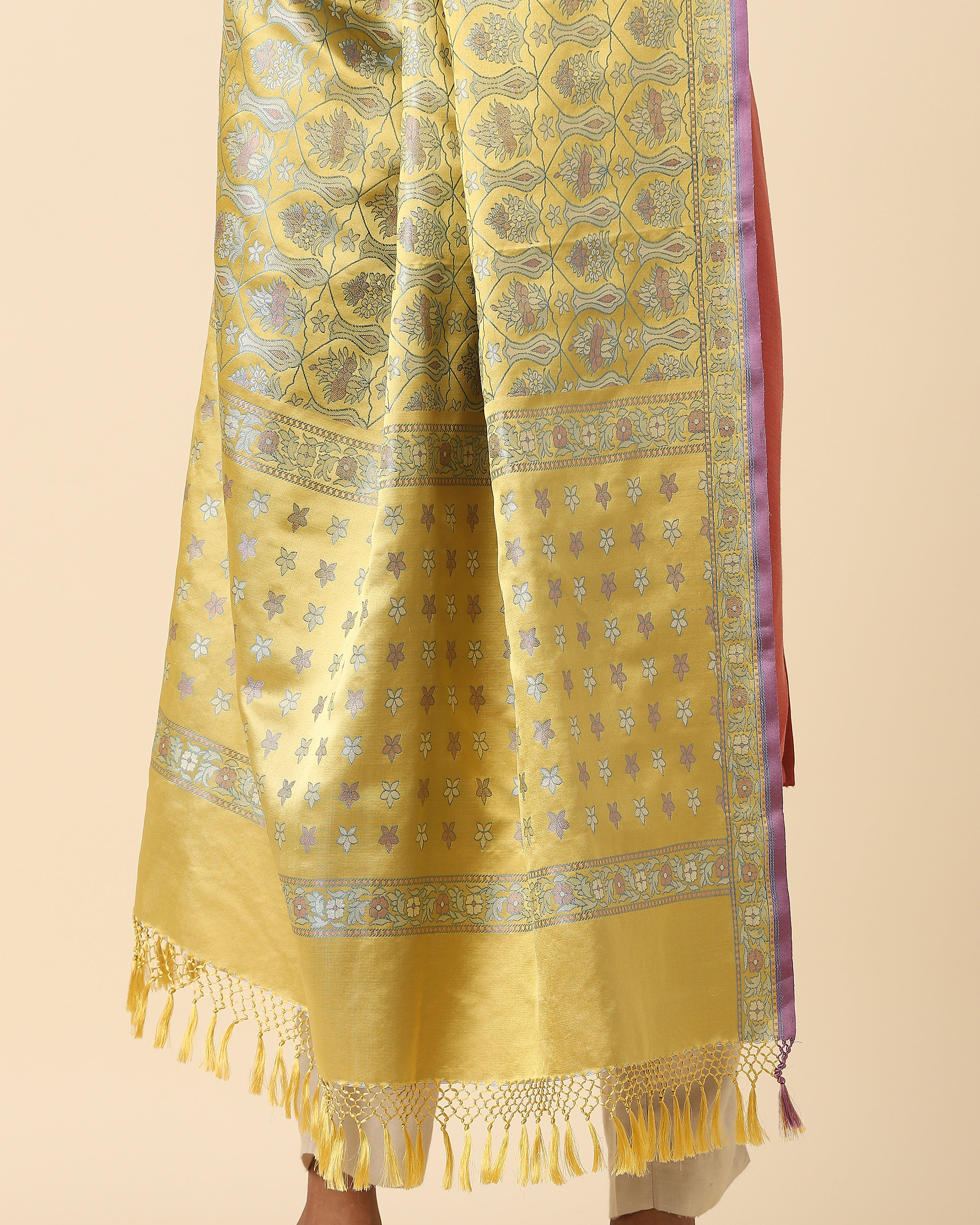 Jacinta Banarasi Tanchoi Silk Dupatta