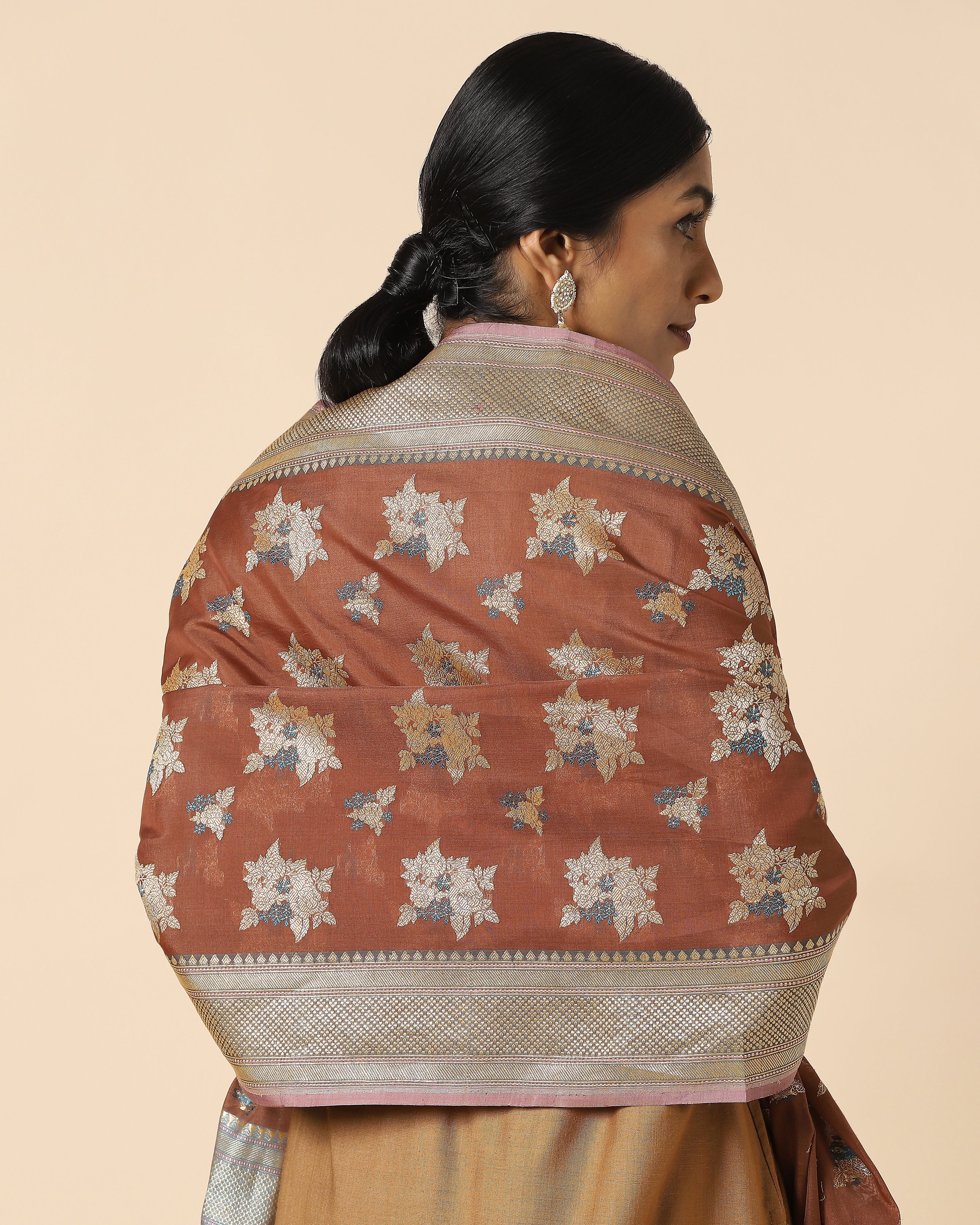 Amar Banarasi Kadwa Silk Cotton Dupatta