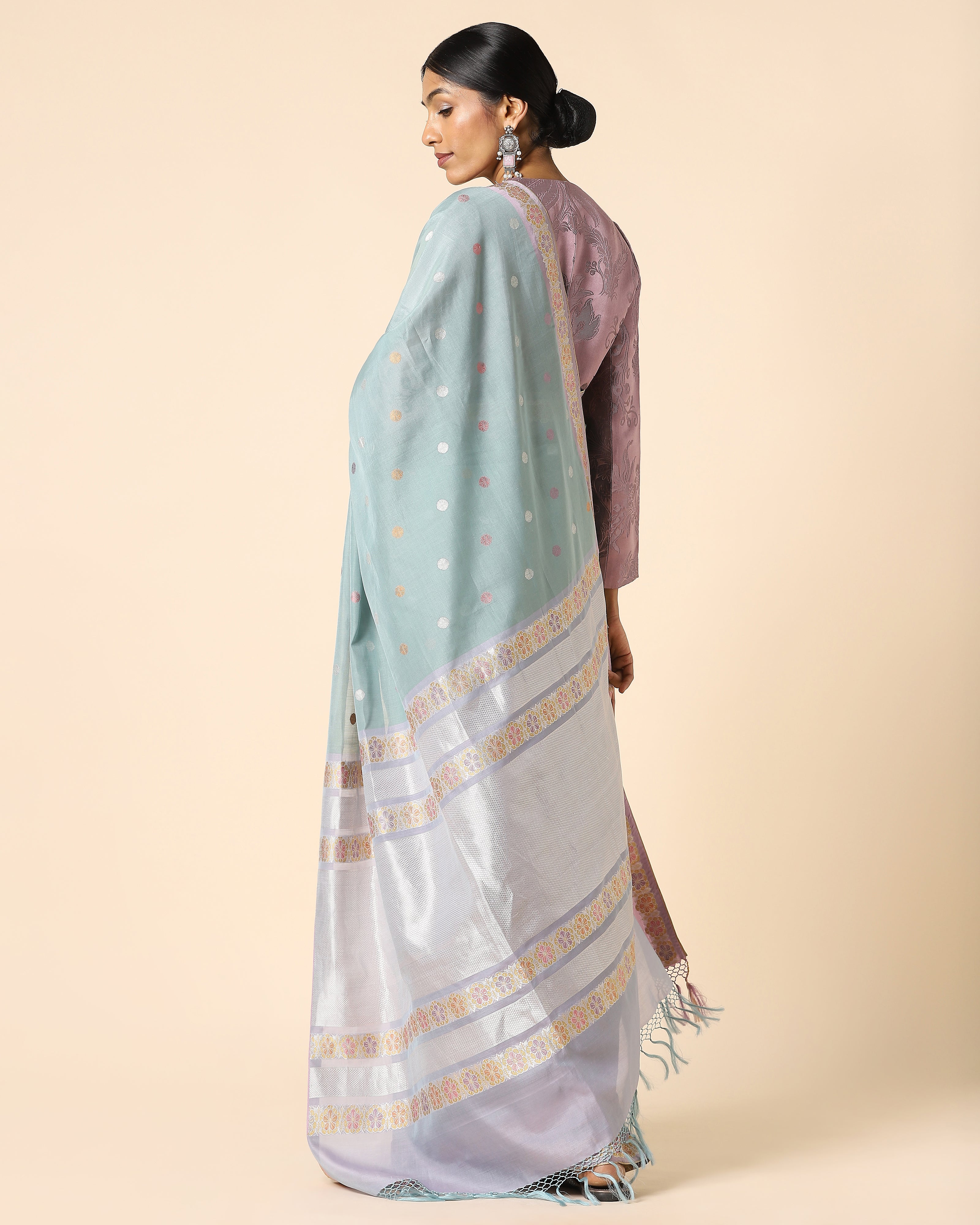 Juhee Banarasi Kadwa Silk Cotton Saree
