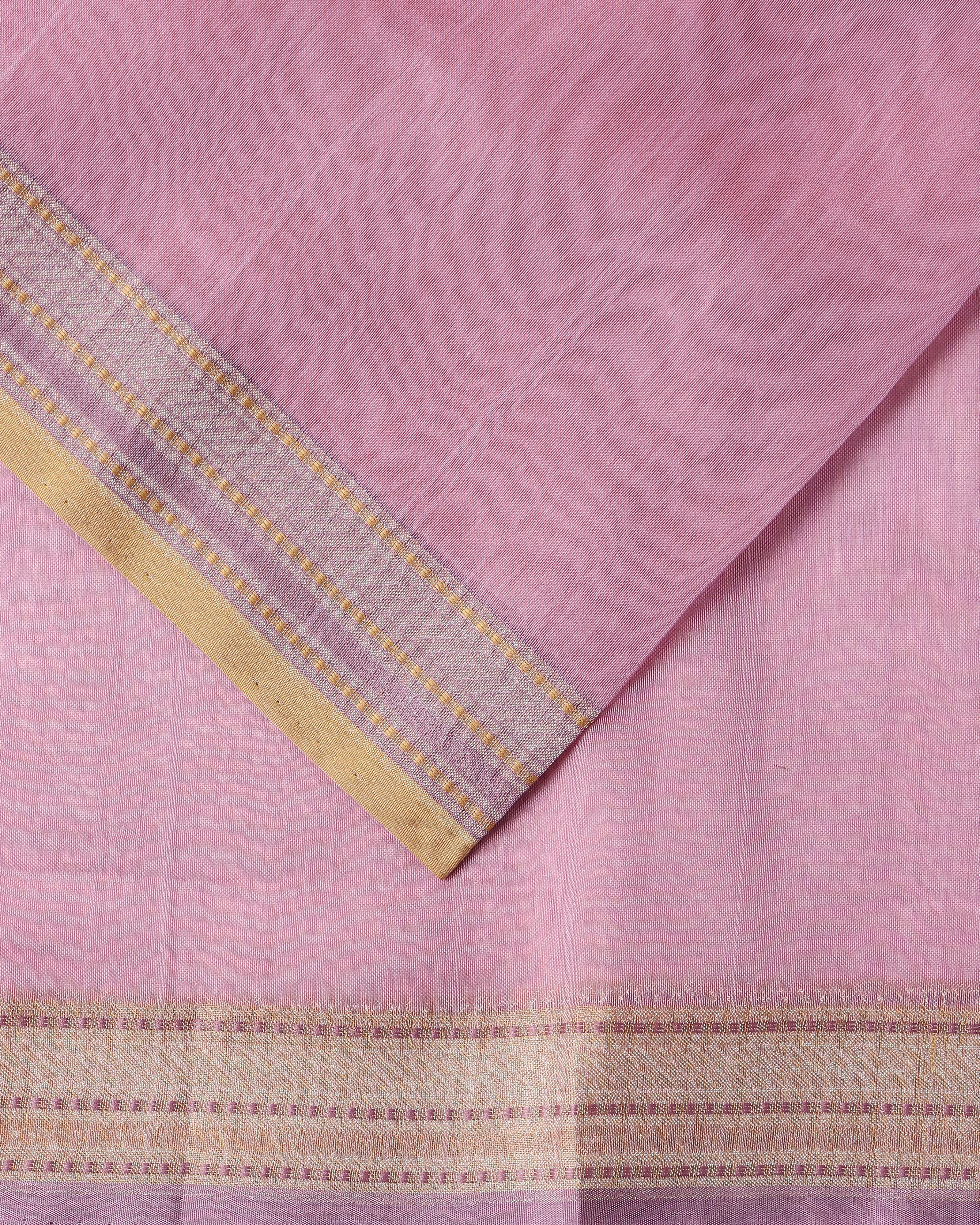 Paarul Banarasi Ektara Kadwa Silk Cotton Saree