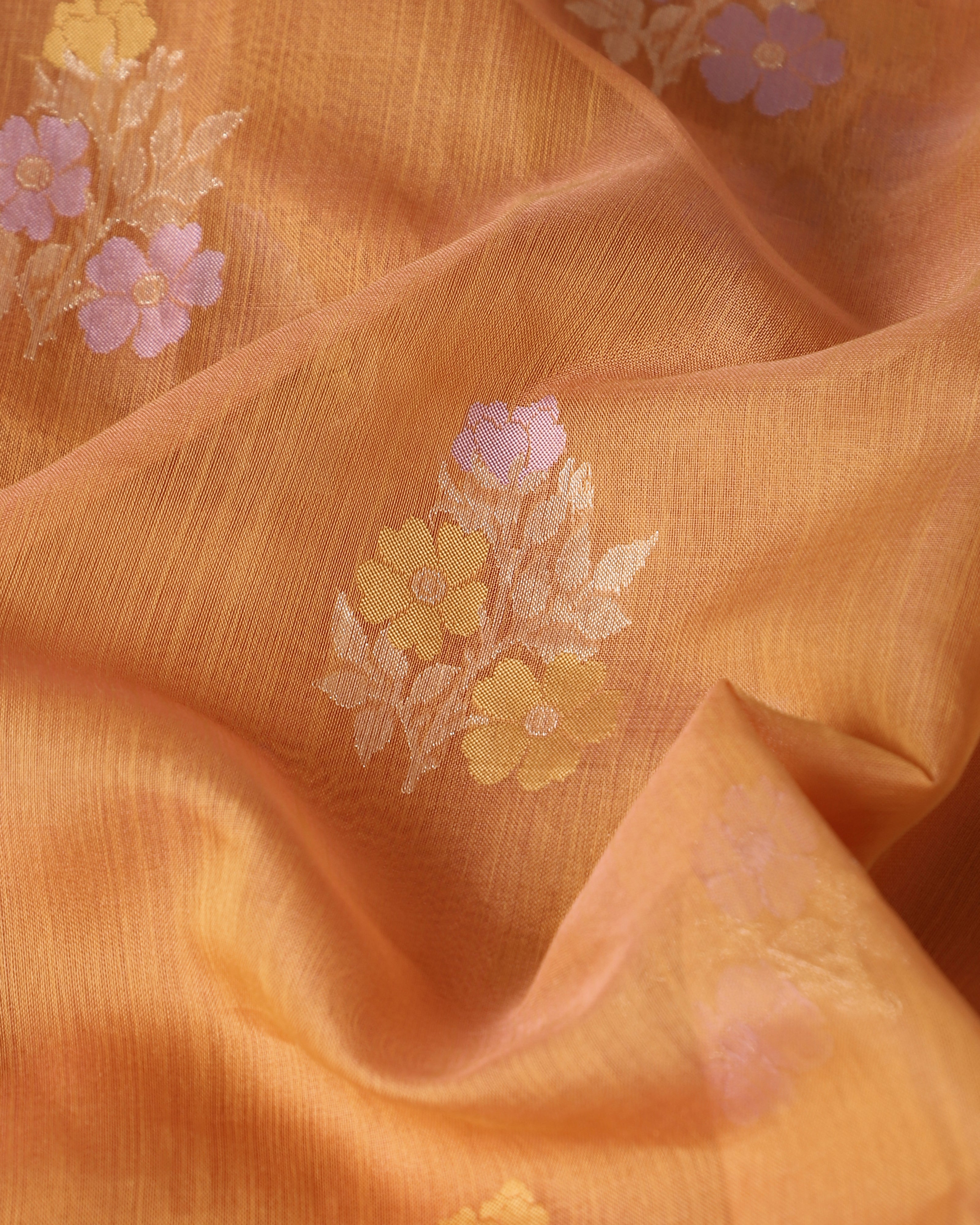 Paarul Banarasi Ektara Kadwa Silk Cotton Saree