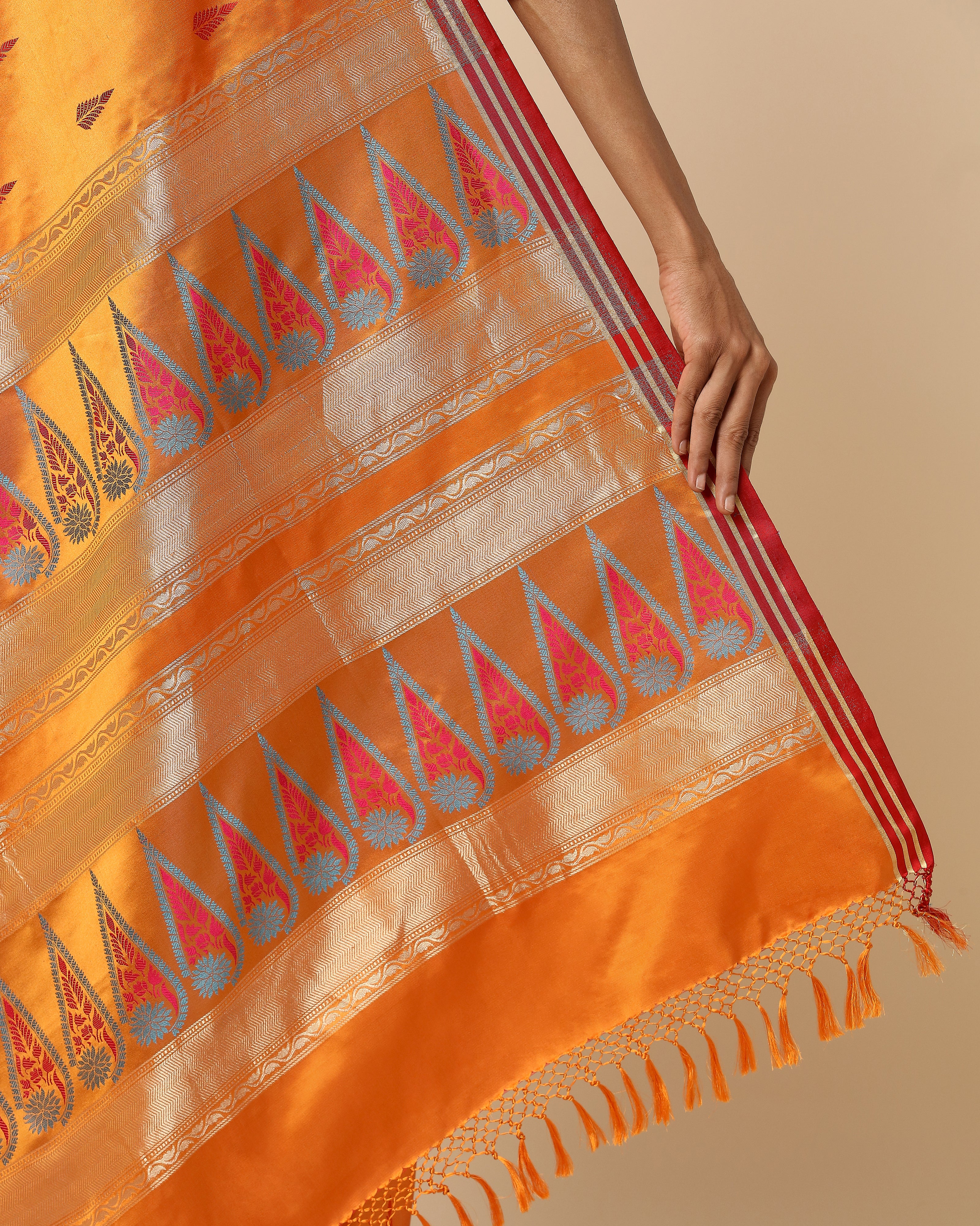 Saisha Banarasi Tanchoi Silk Saree
