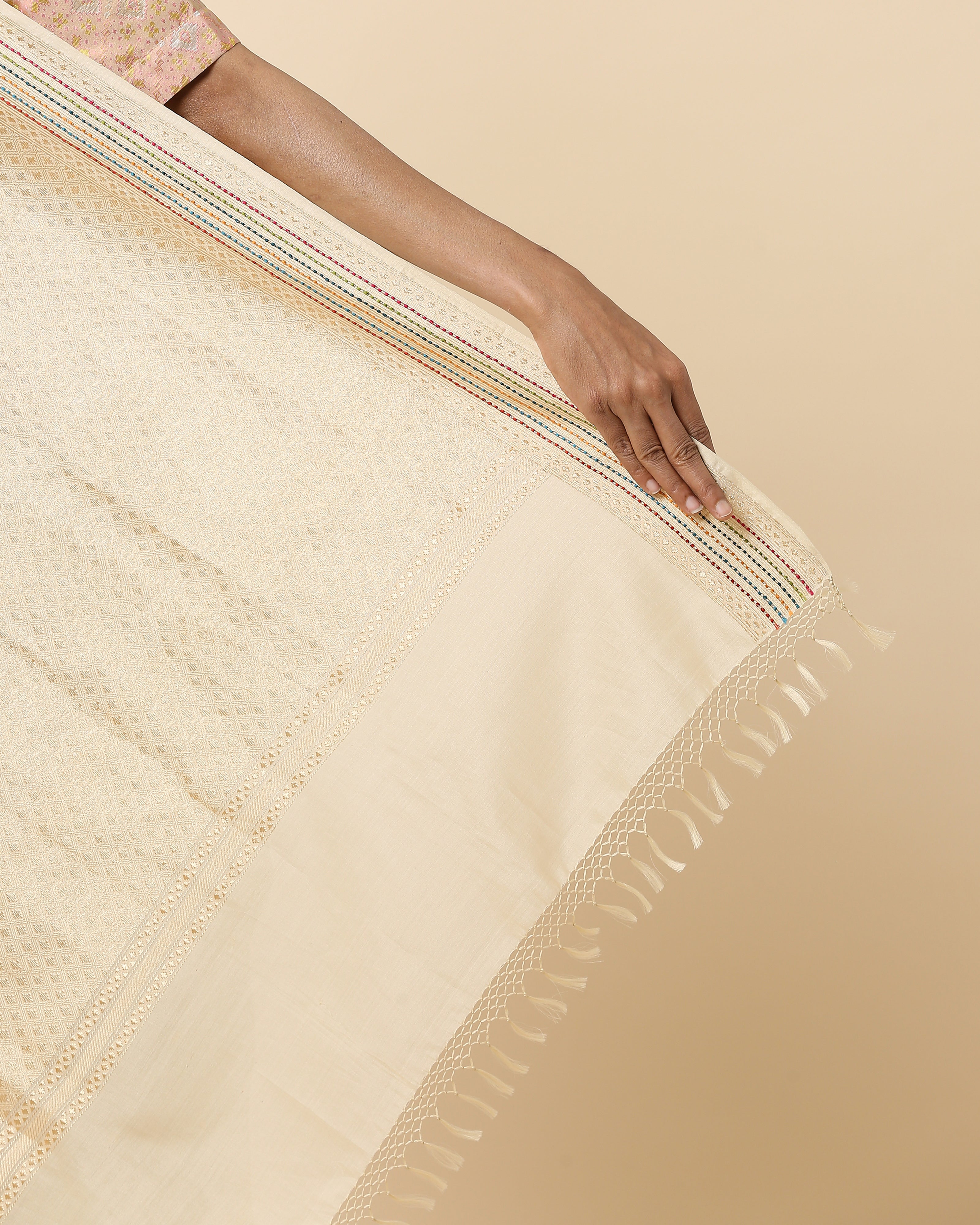 Kili Banarasi Kadwa Silk Cotton Saree