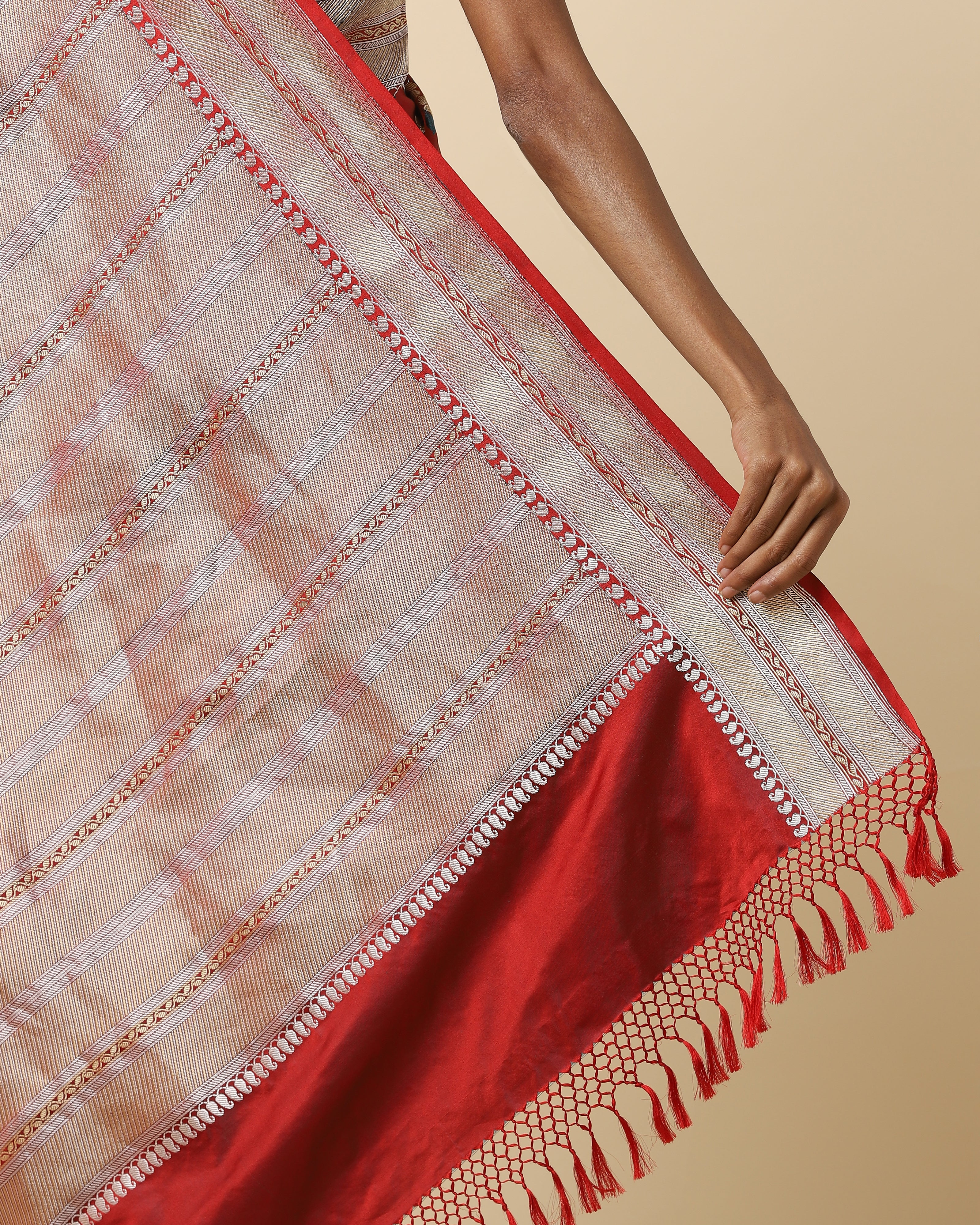 Salena Banarasi Tanchoi Silk Saree