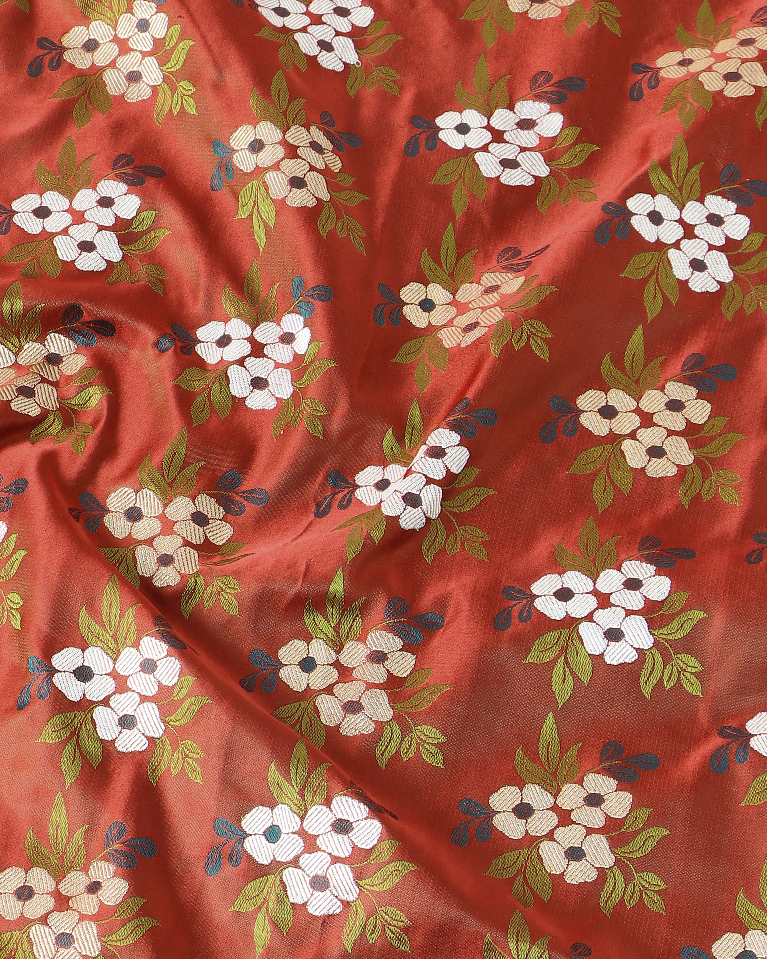 Salena Banarasi Tanchoi Silk Saree