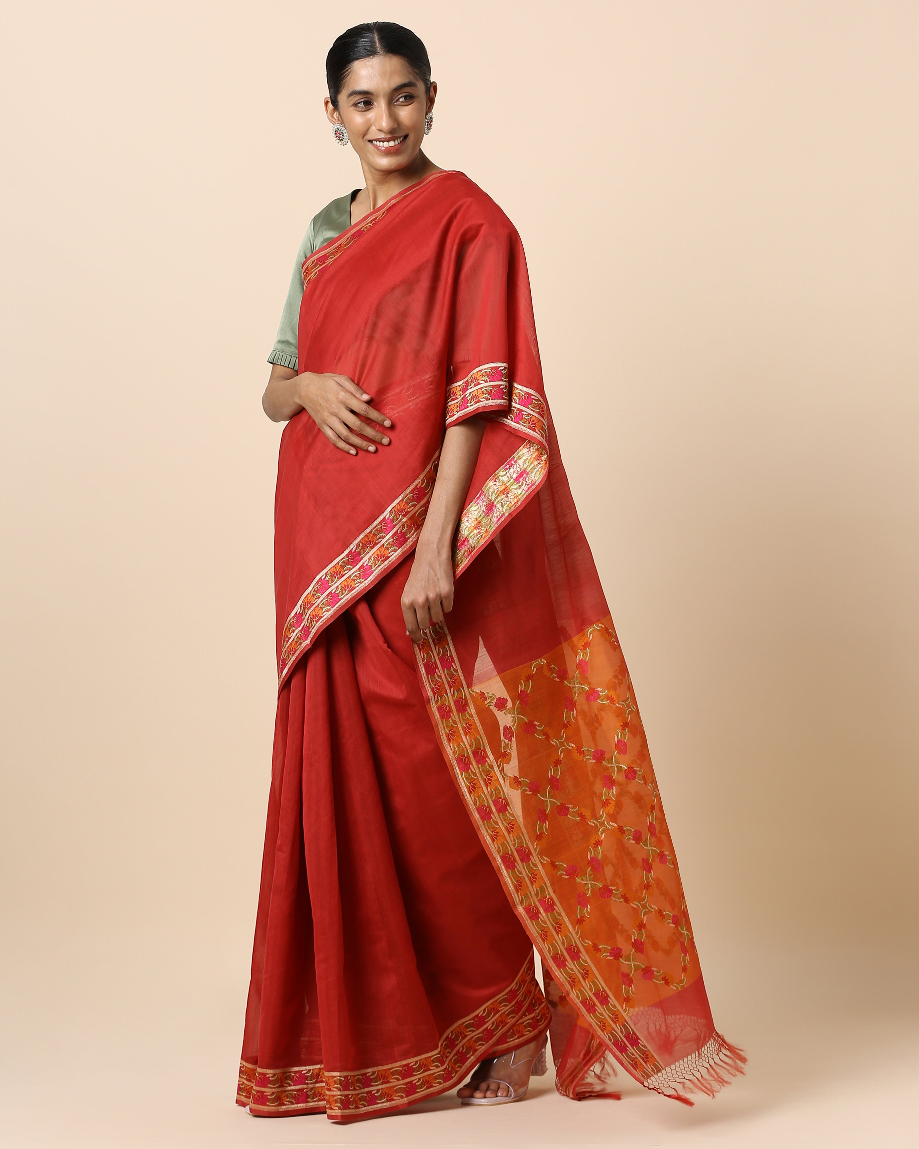 Nohar Banarasi Kadwa Silk Cotton Saree