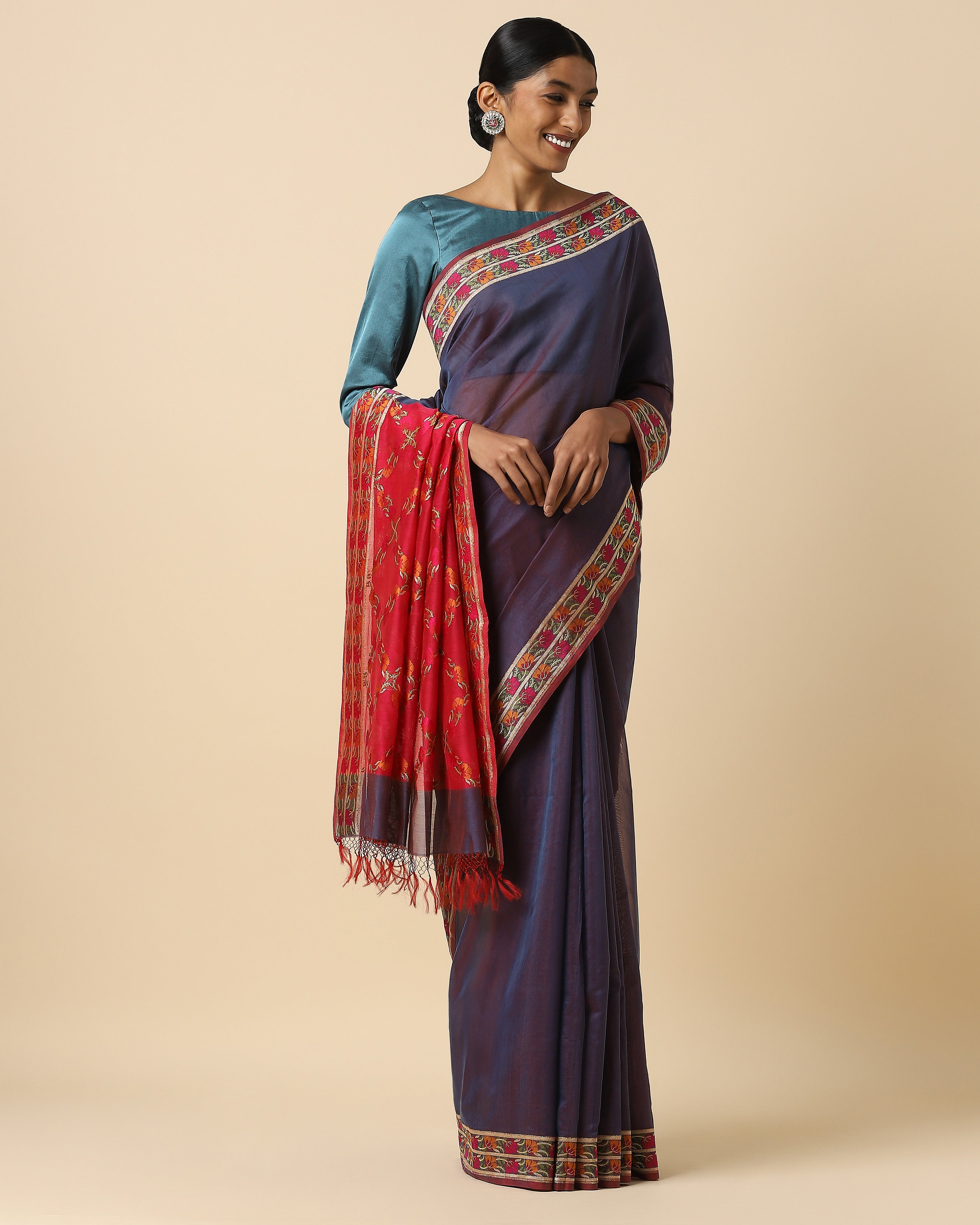 Nohar Banarasi Kadwa Silk Cotton Saree