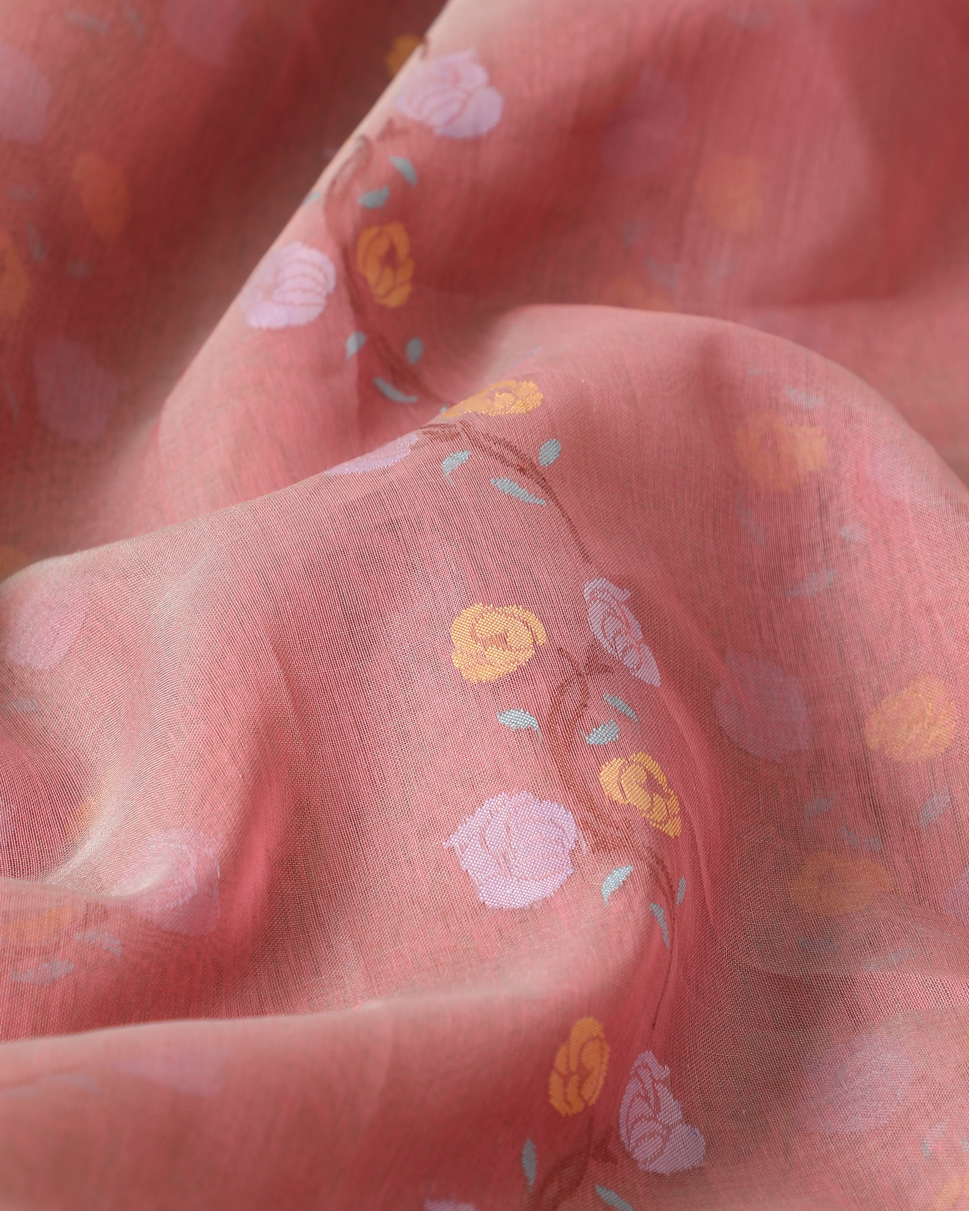 Mredul Banarasi Jamdani Silk Cotton Saree