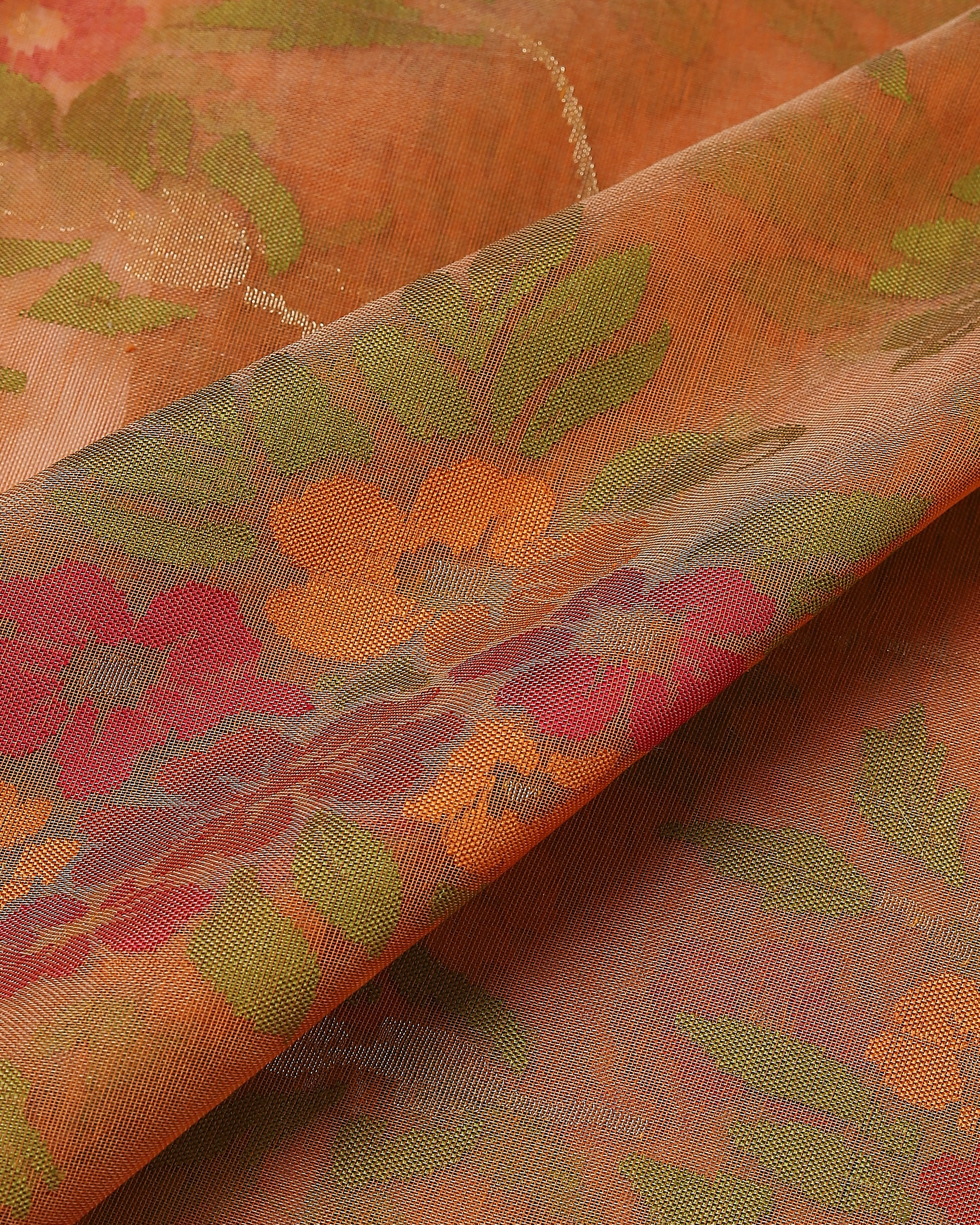 Lekhni Banarasi Jamdani Silk Cotton Saree