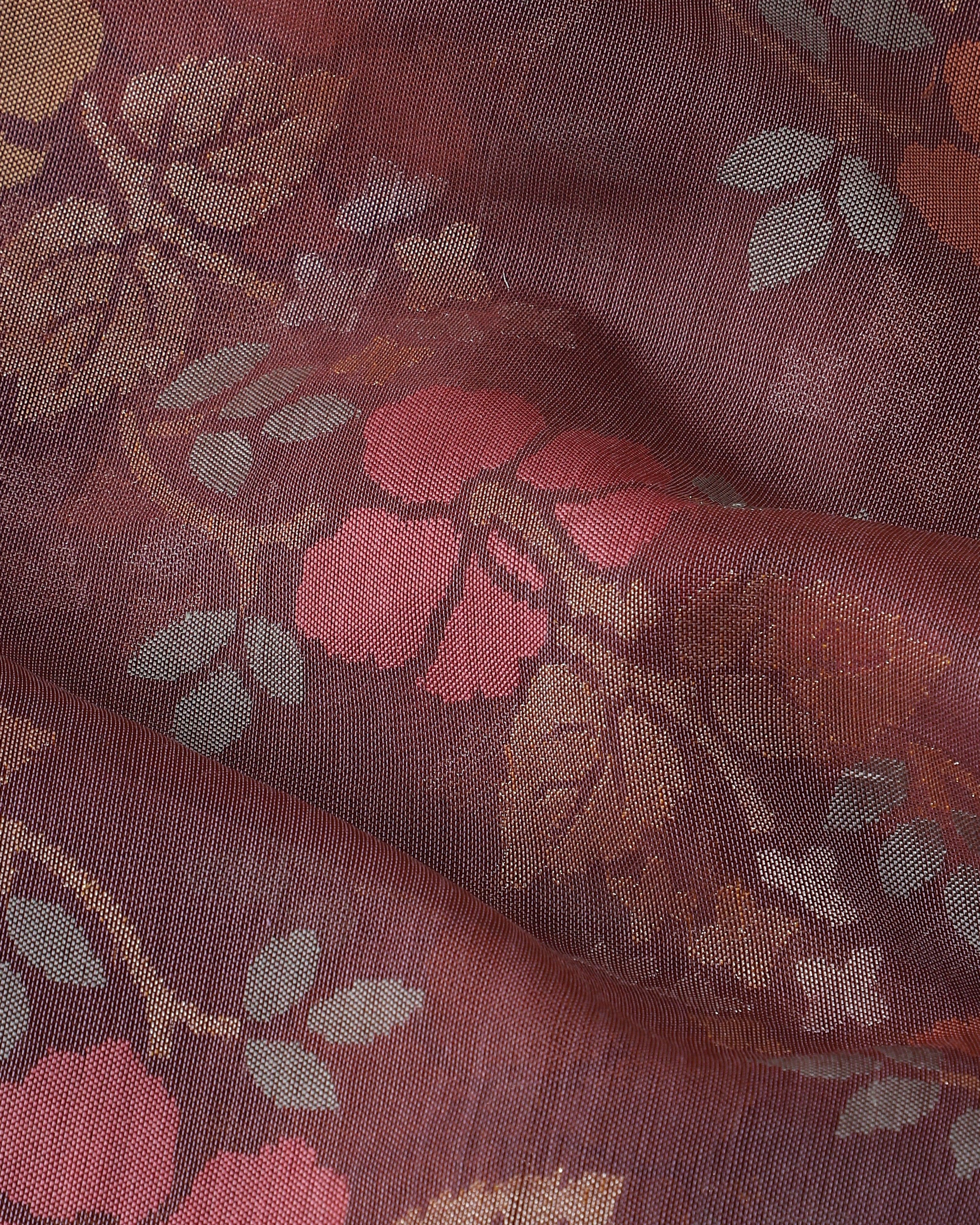 Sindhura Banarasi Jamdani Silk Cotton Saree