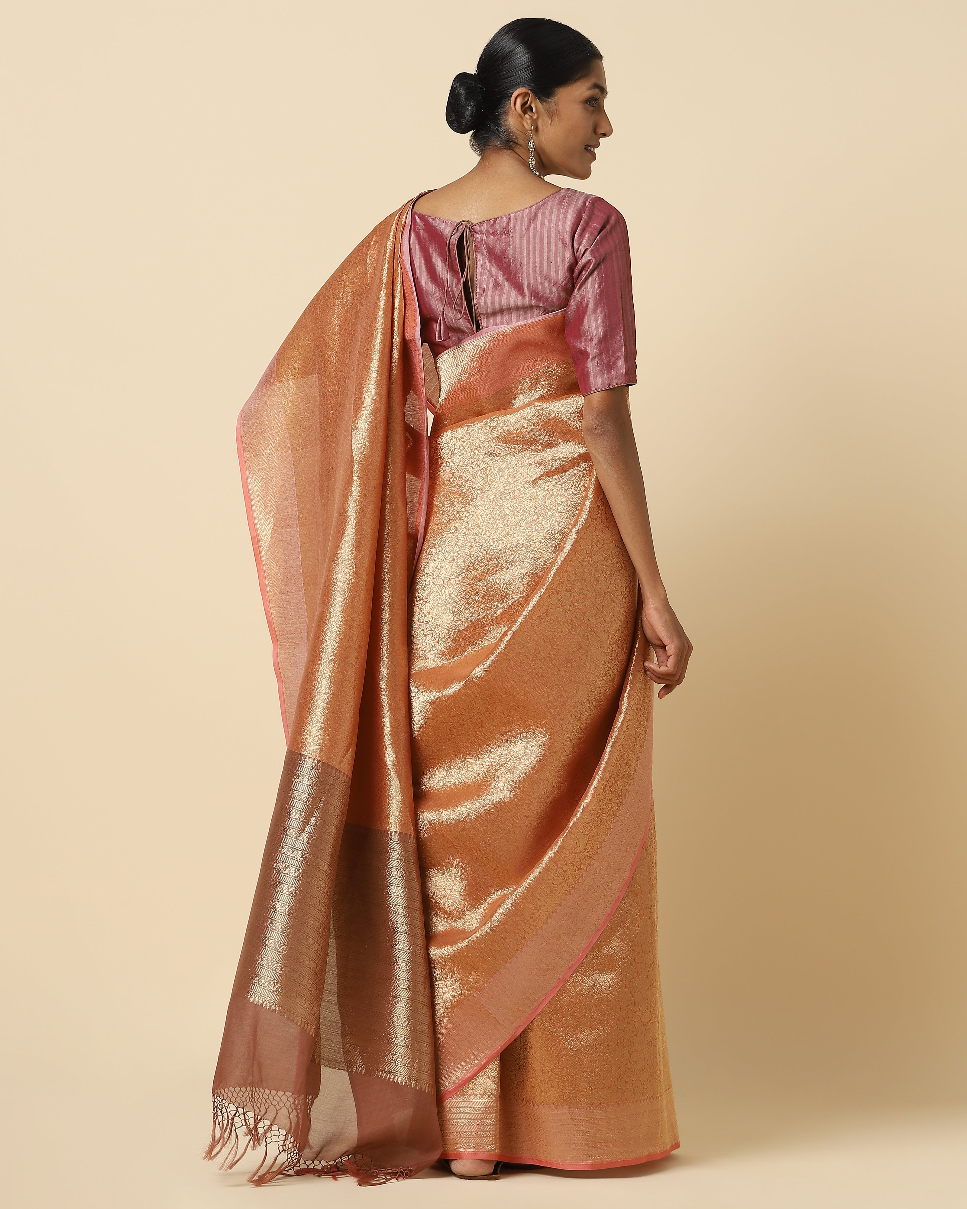 Calantha Banarasi Fekwa Silk Cotton Saree