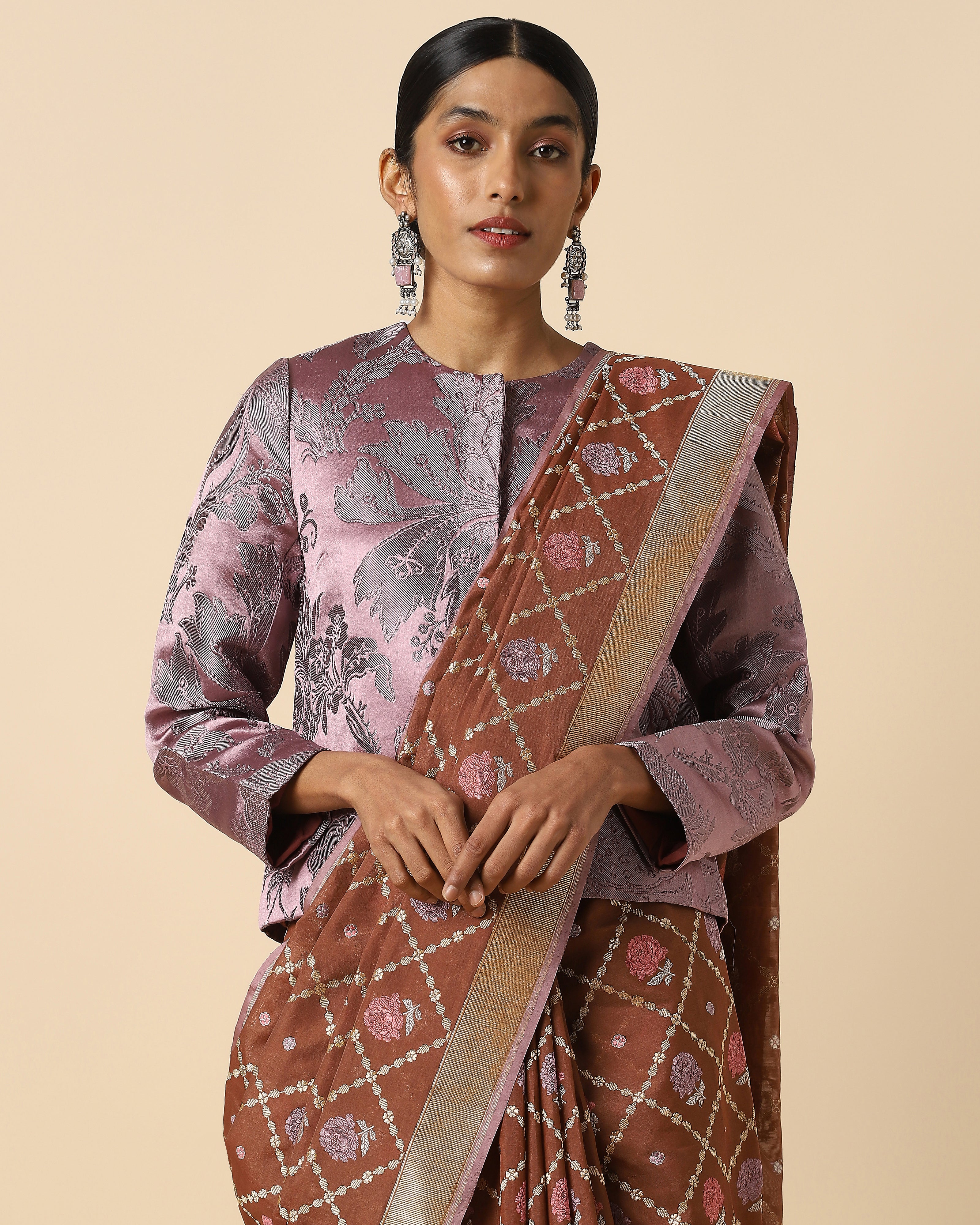 Evanthe Banarasi Kadwa Silk Cotton Saree