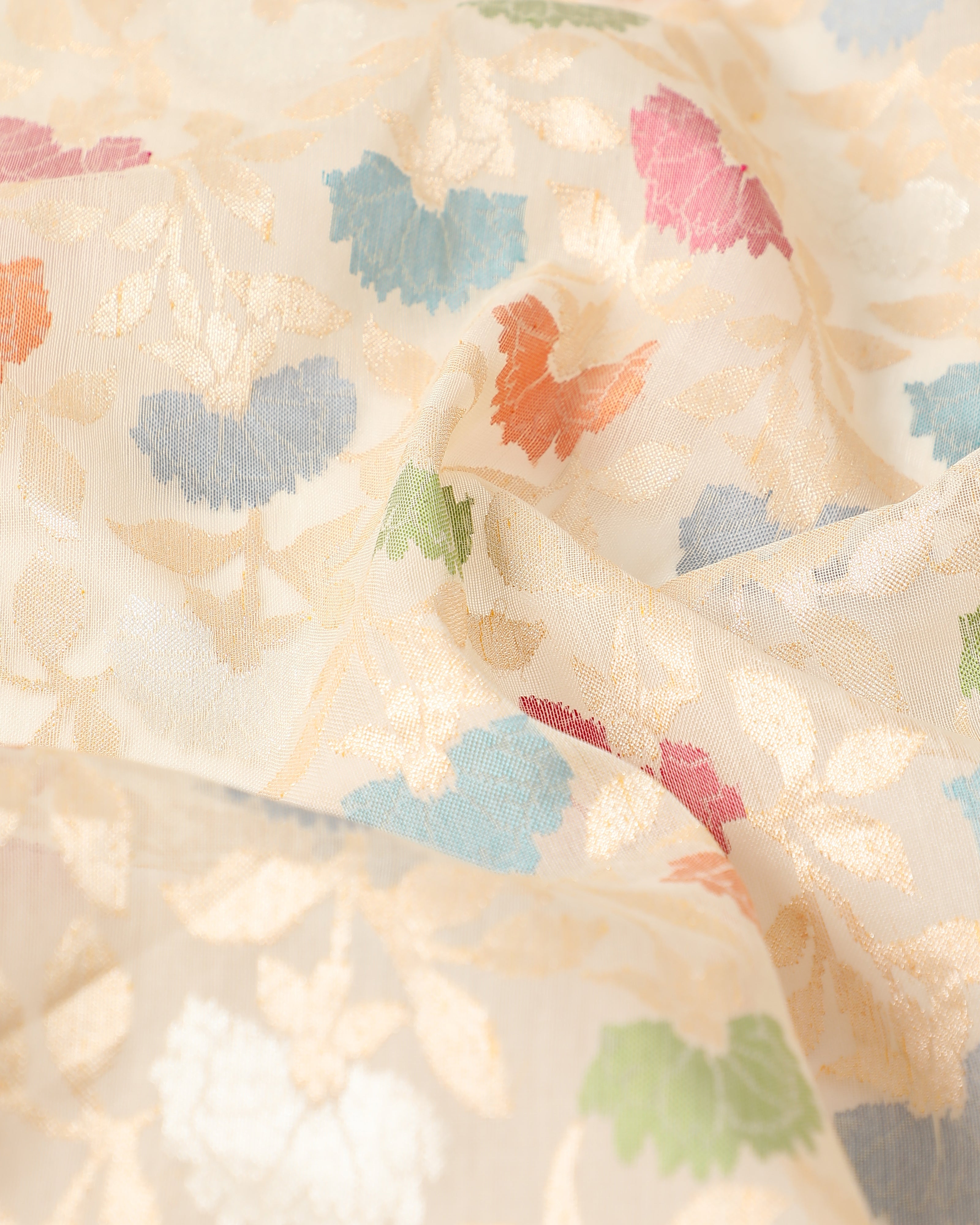 Ishank Banarasi Jamdani Silk Cotton Saree