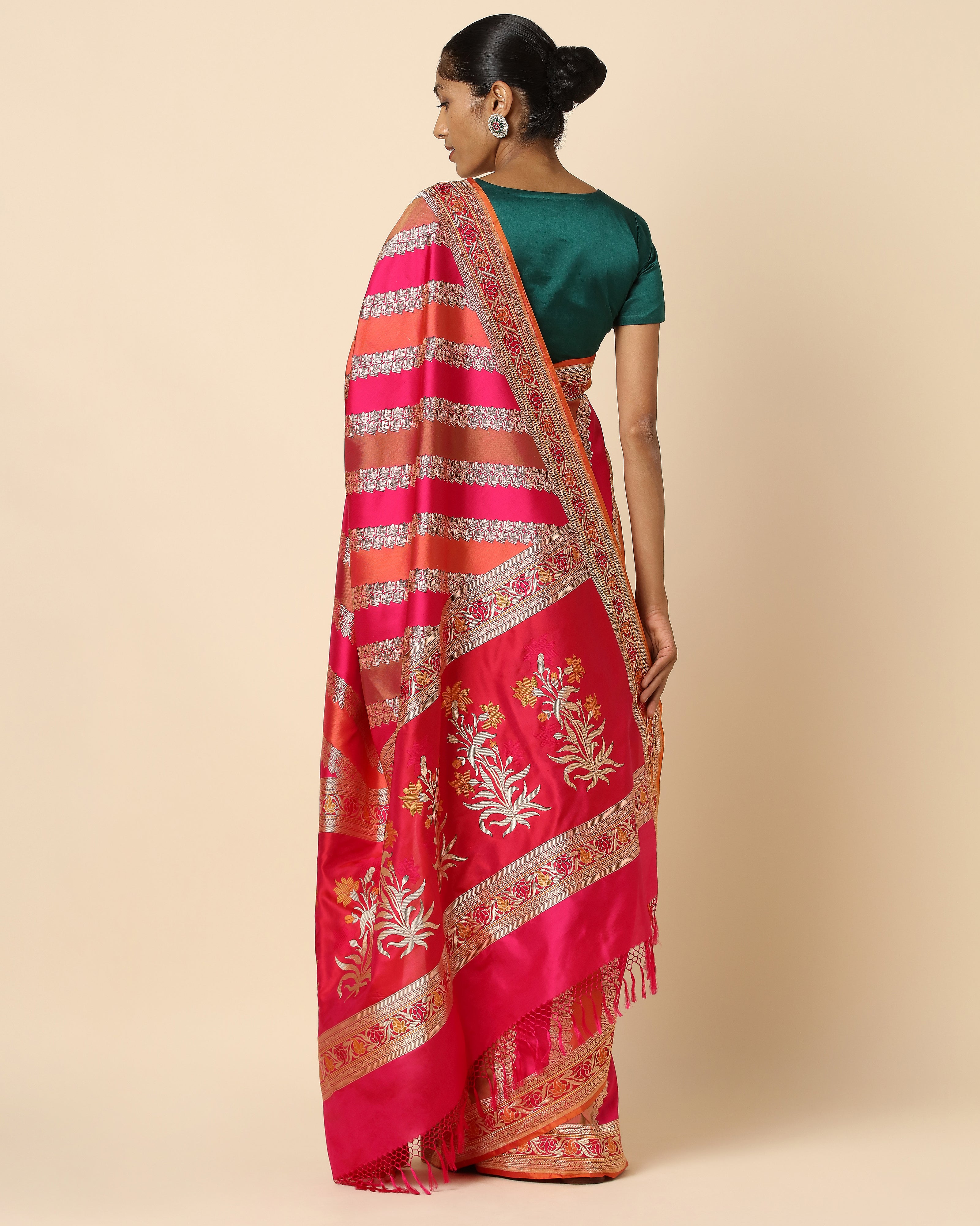 Vivaan Banarasi Kadwa Silk Saree