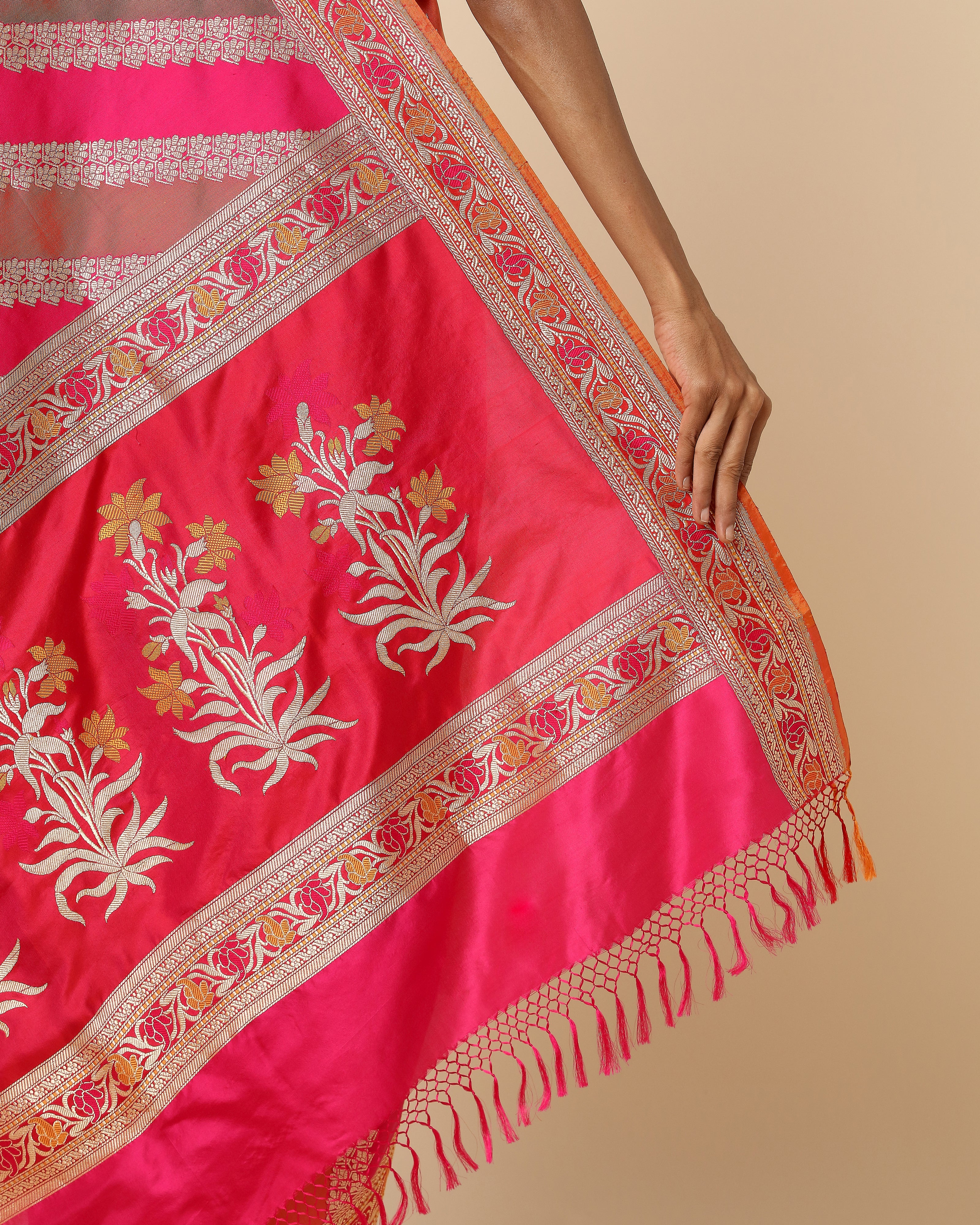 Vivaan Banarasi Kadwa Silk Saree