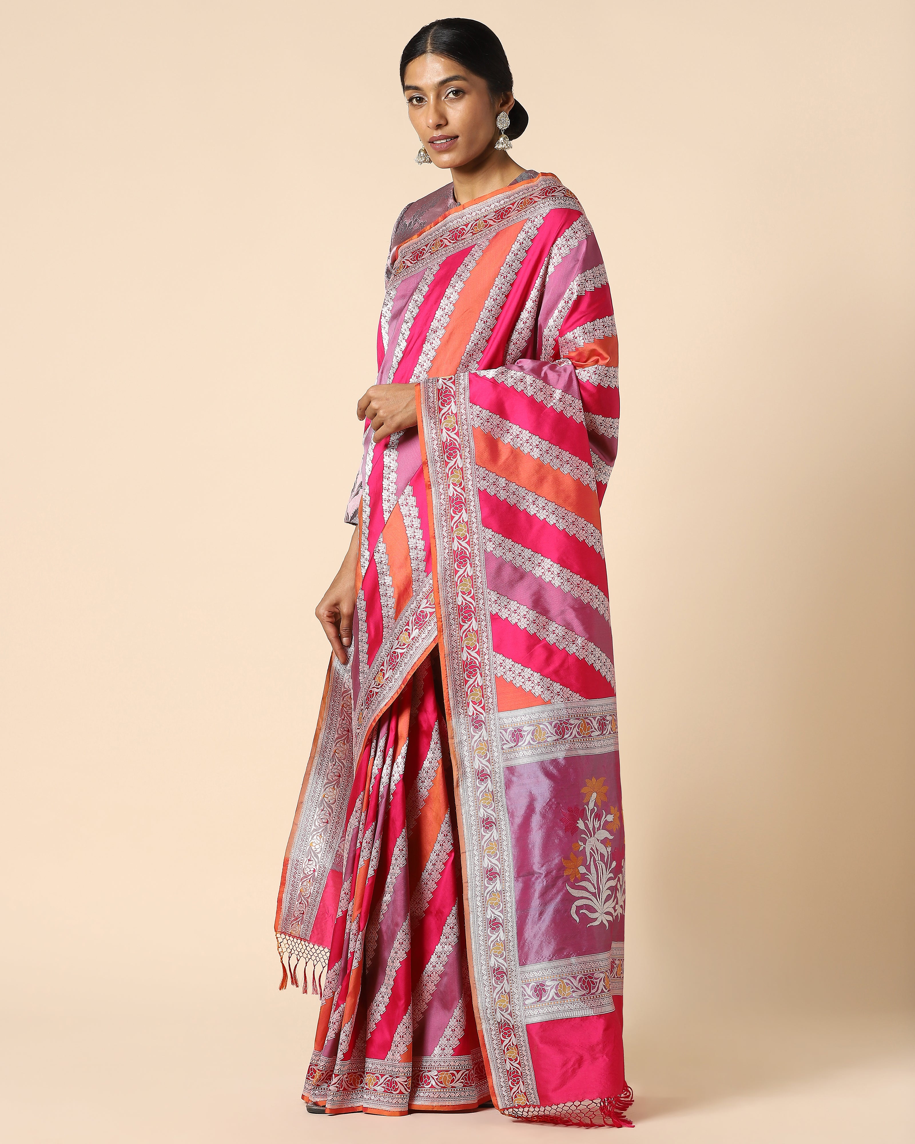 Vivaan Banarasi Kadwa Silk Saree