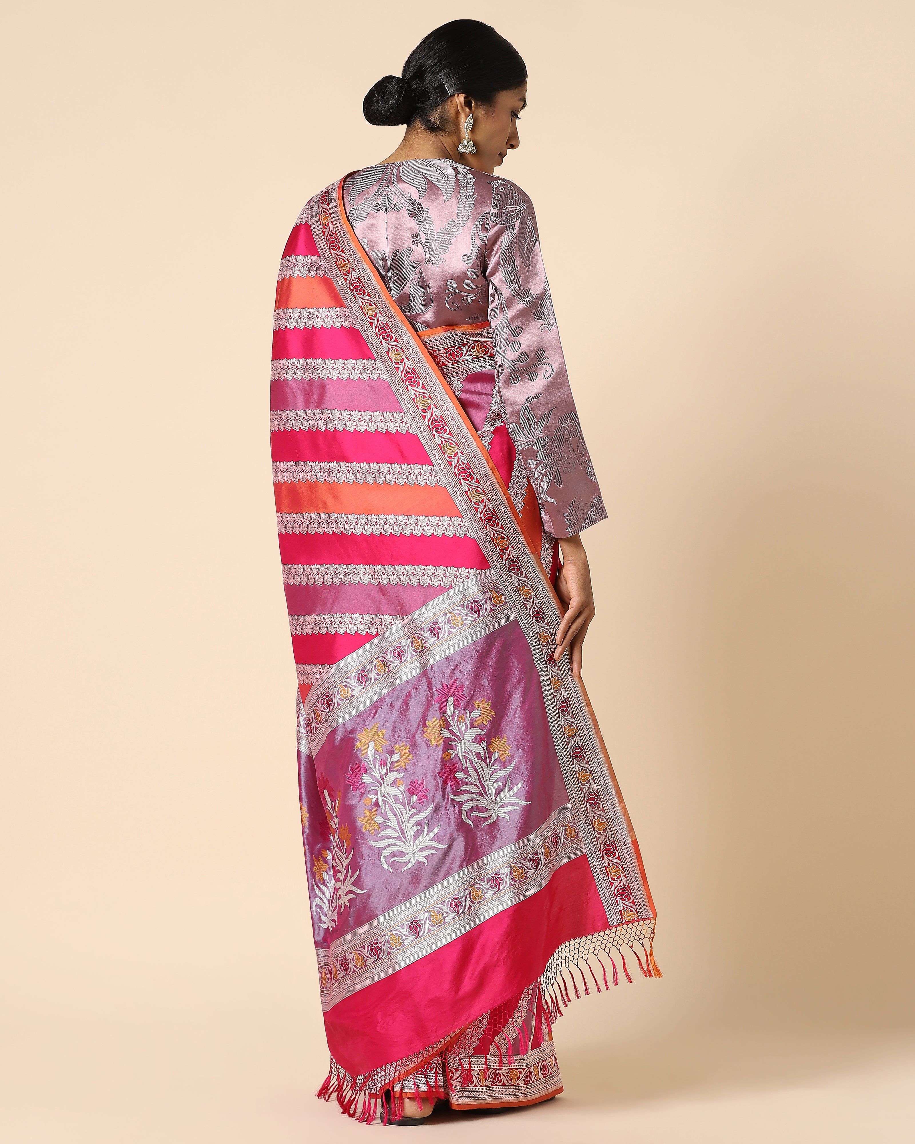 Vivaan Banarasi Kadwa Silk Saree