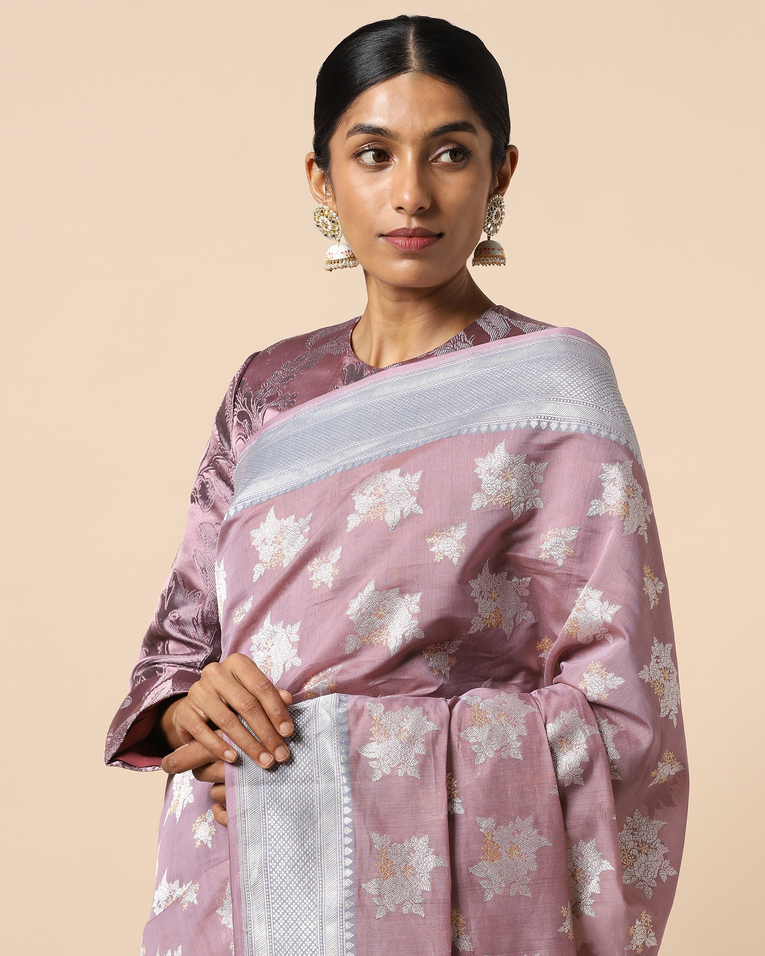 Amar Banarasi Kadwa Silk Cotton Saree