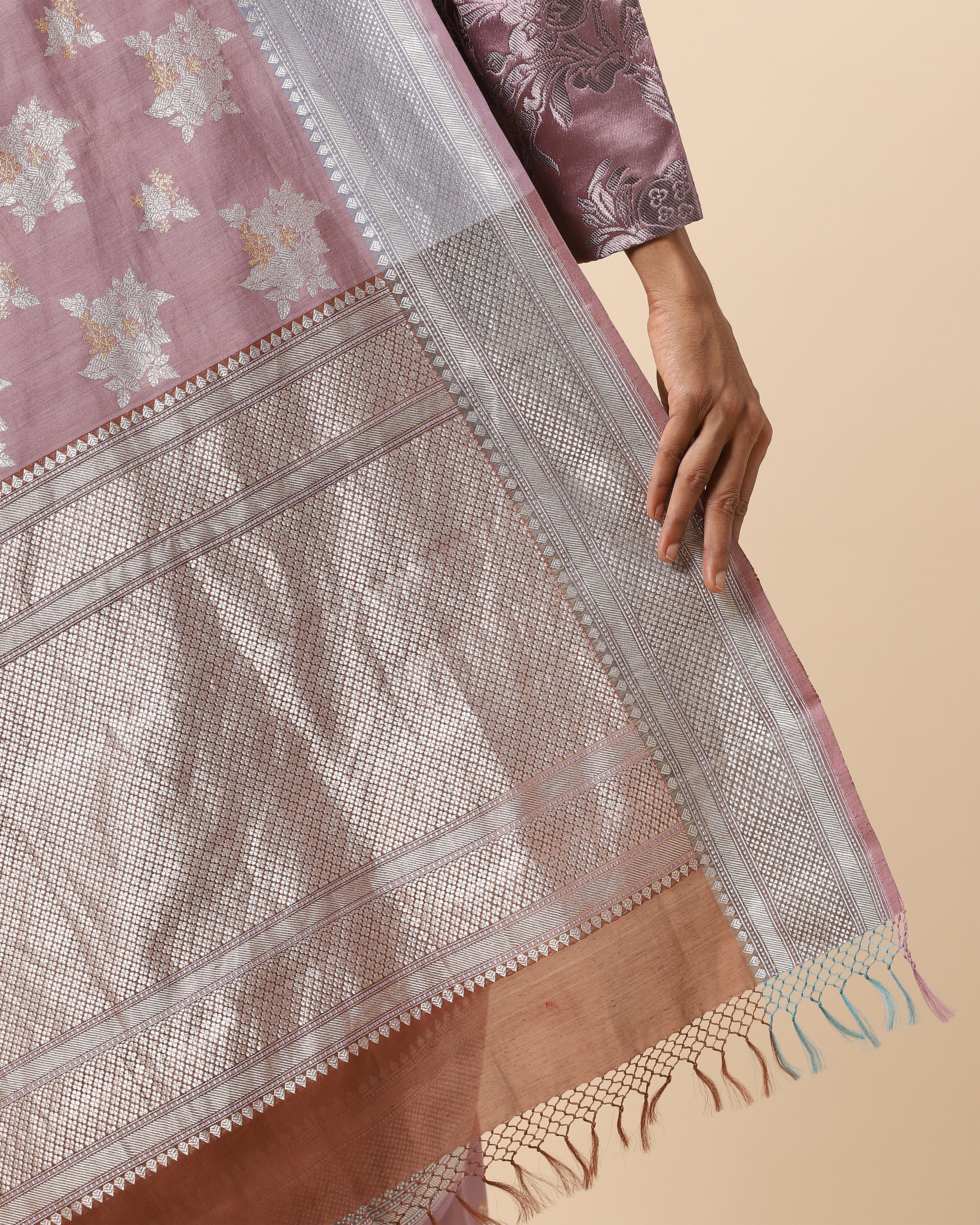 Amar Banarasi Kadwa Silk Cotton Saree