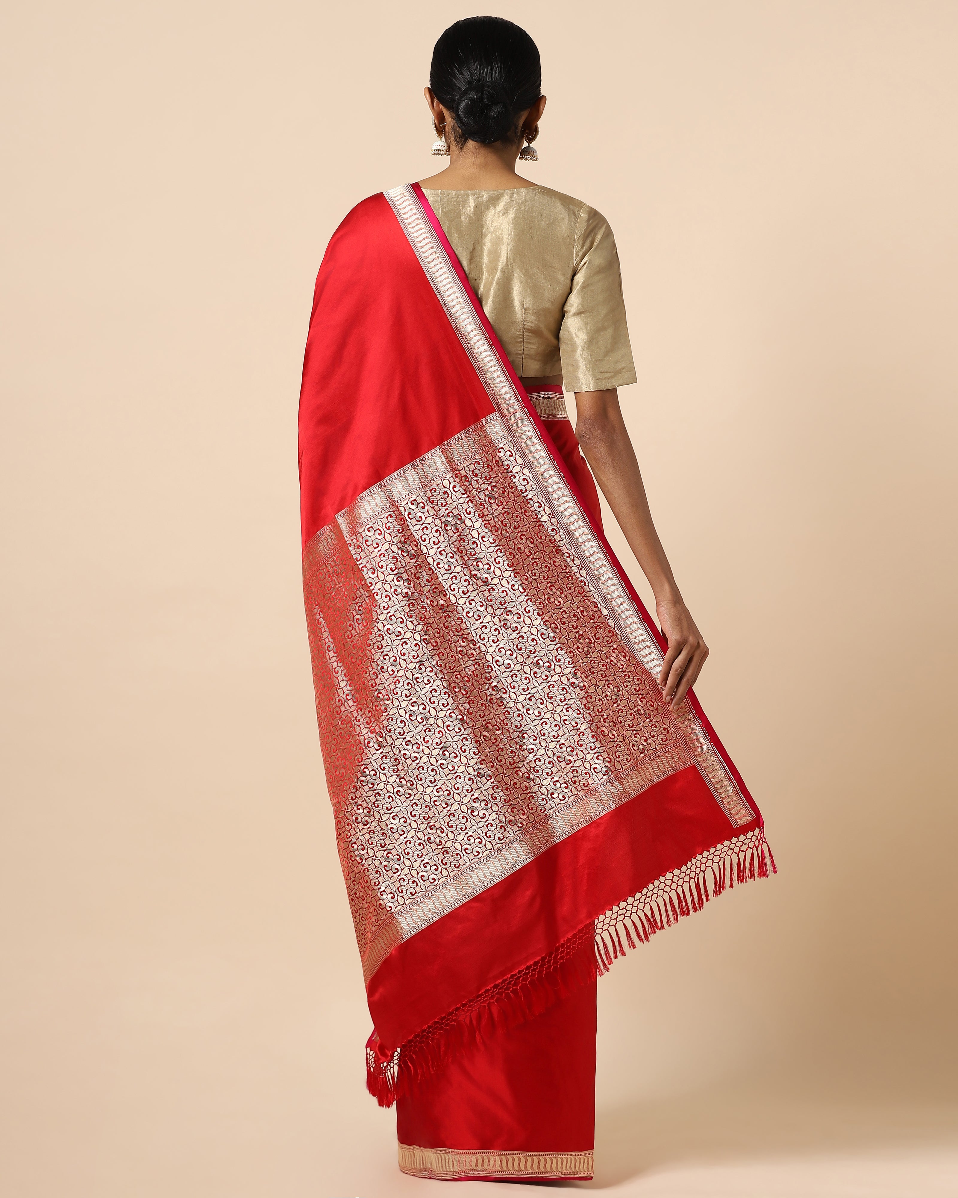 Aalfi Banarasi Kadwa Silk Saree