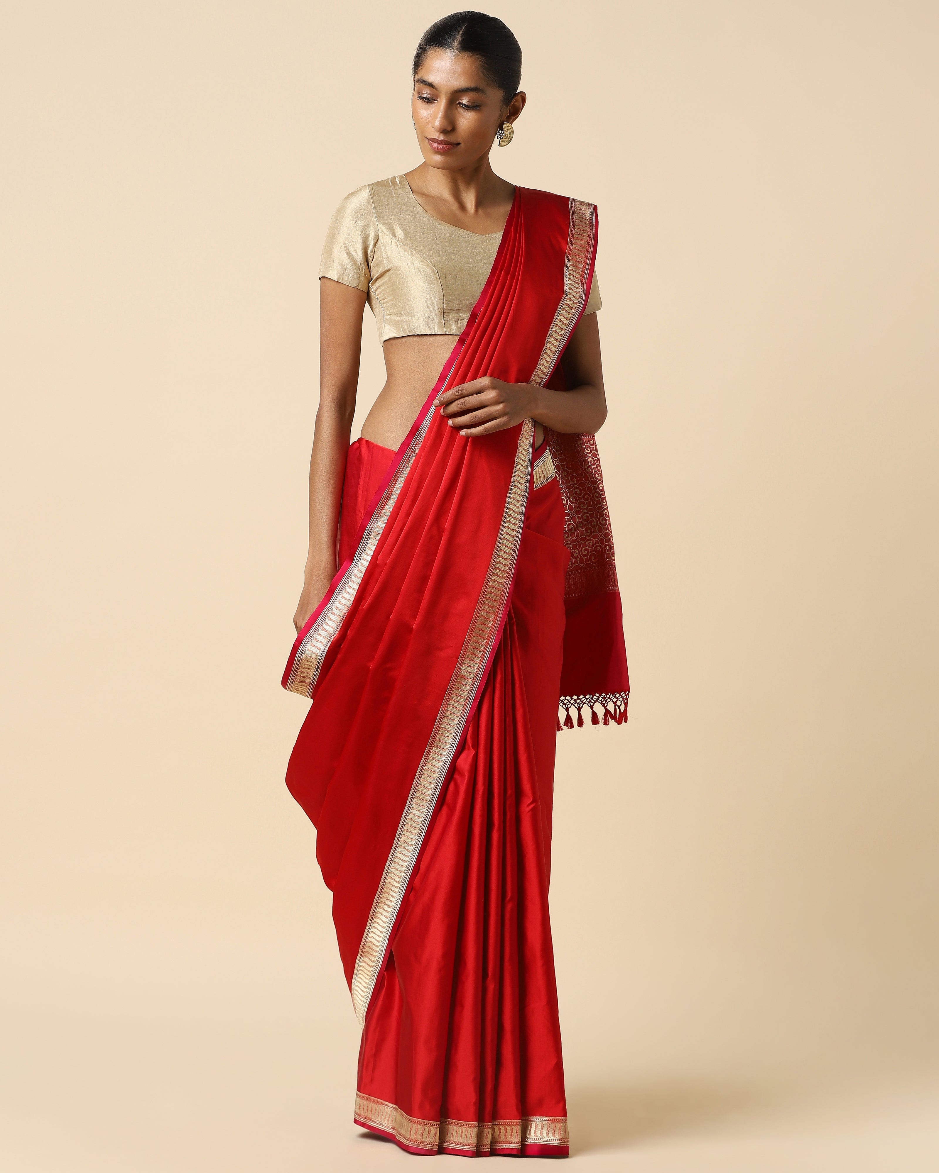 Aalfi Banarasi Kadwa Silk Saree