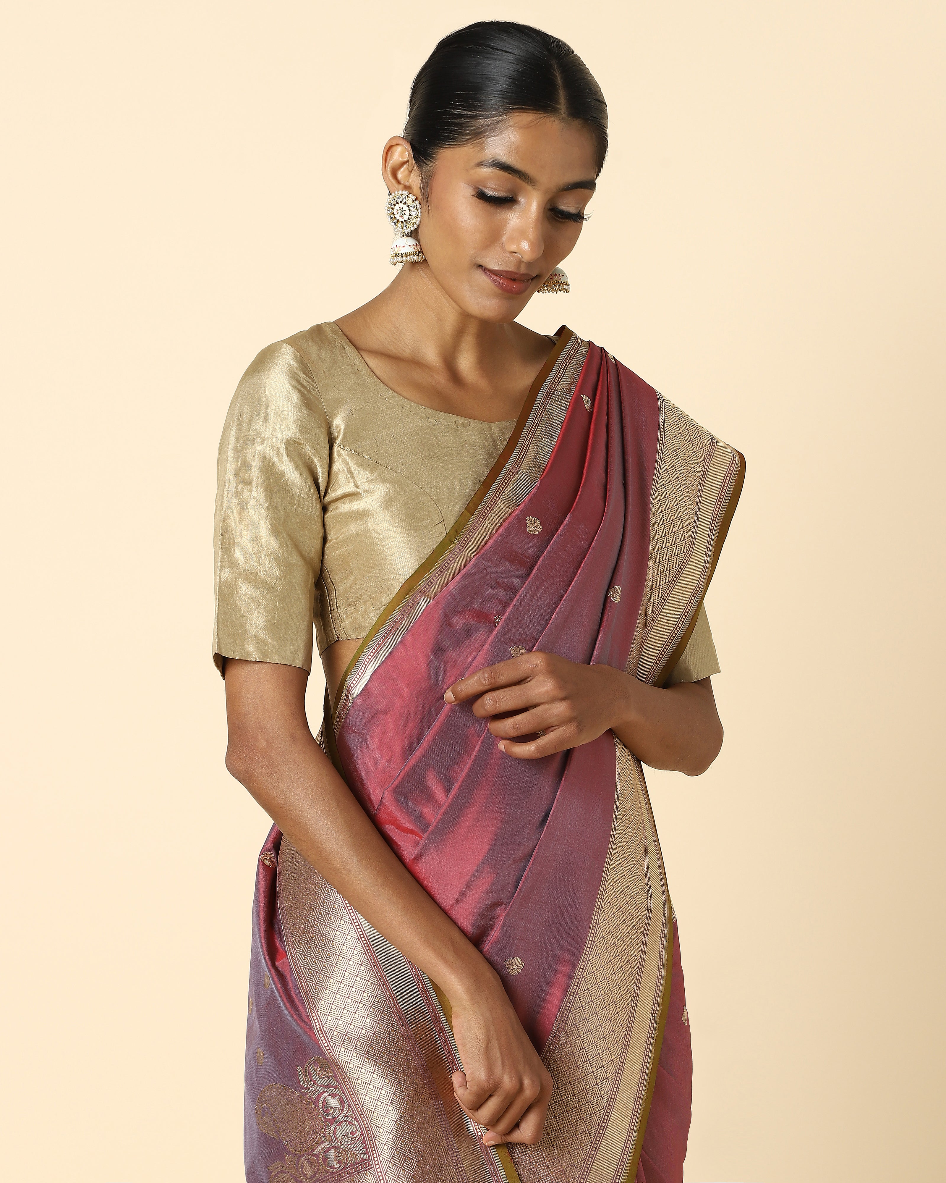Mishri Banarasi Kadwa Silk Saree