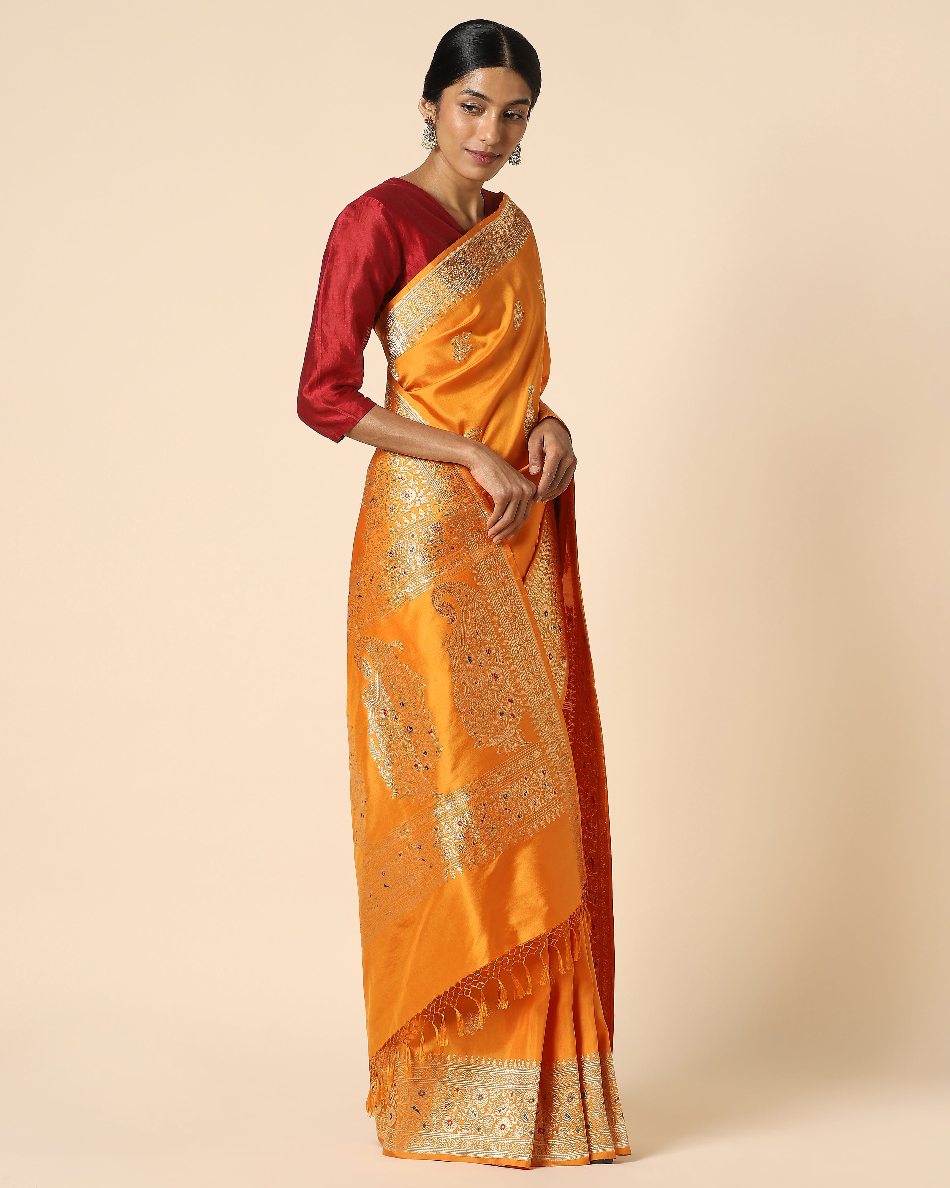 Oashi Banarasi Kadwa Silk Saree