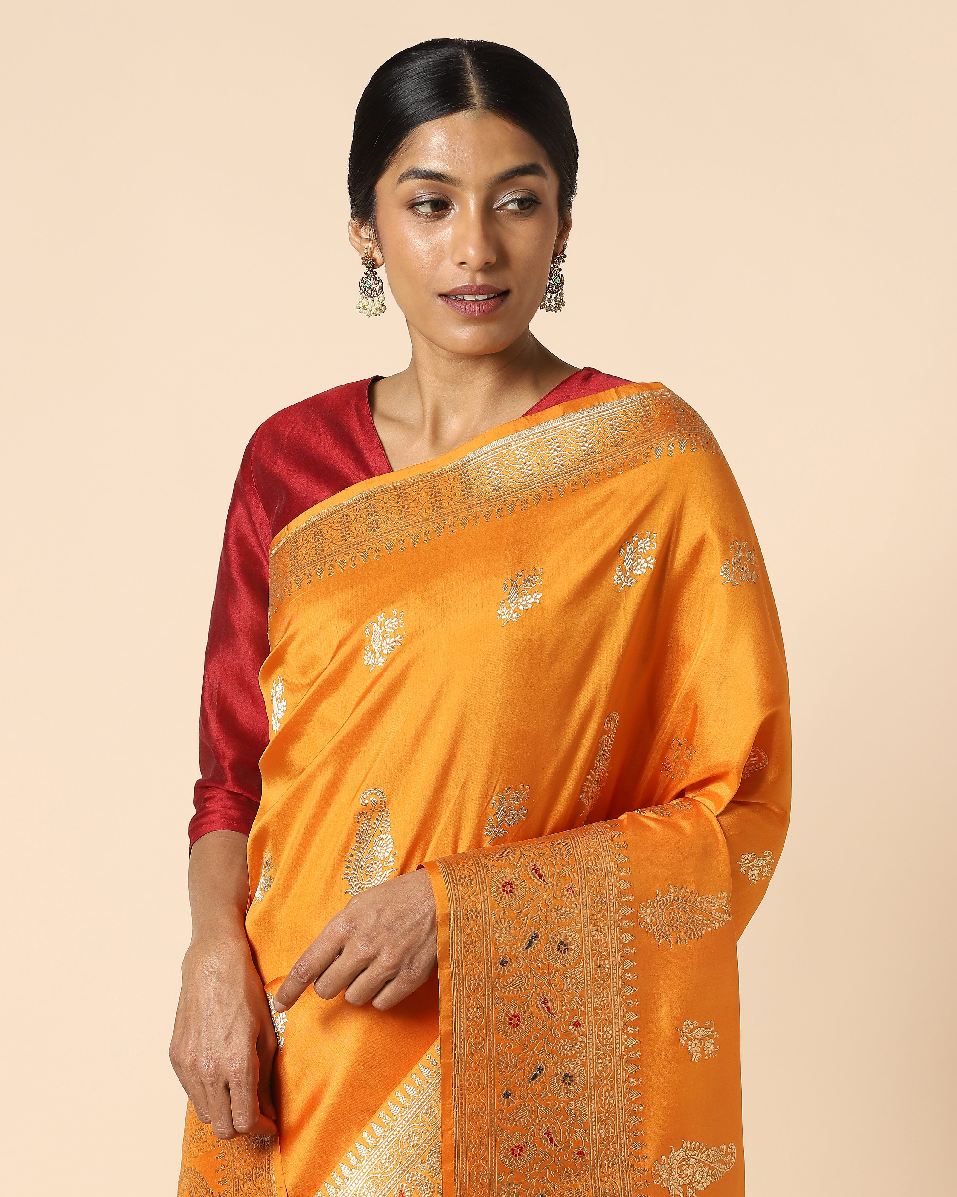 Oashi Banarasi Kadwa Silk Saree