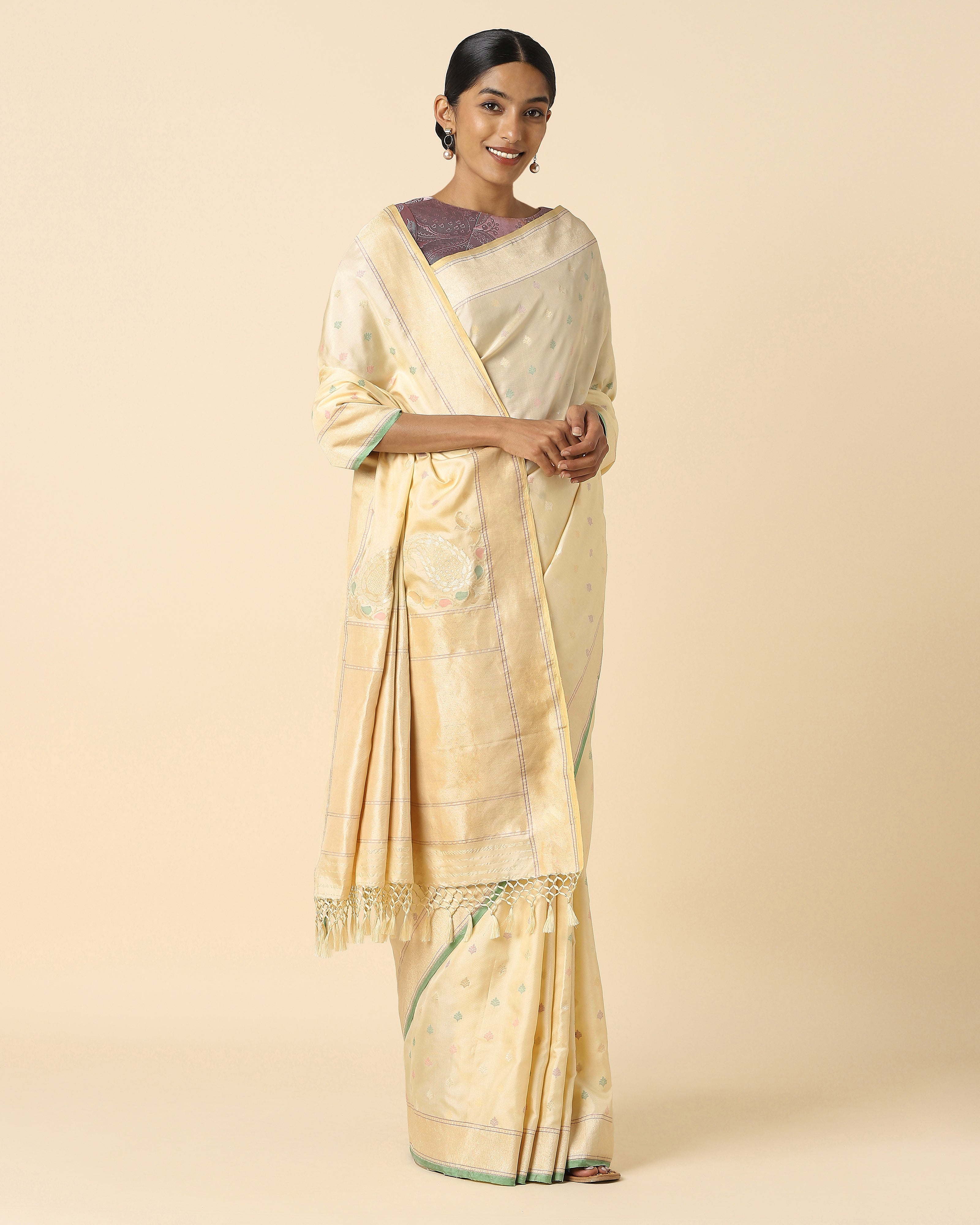 Anandini Banarasi Kadwa Silk Saree