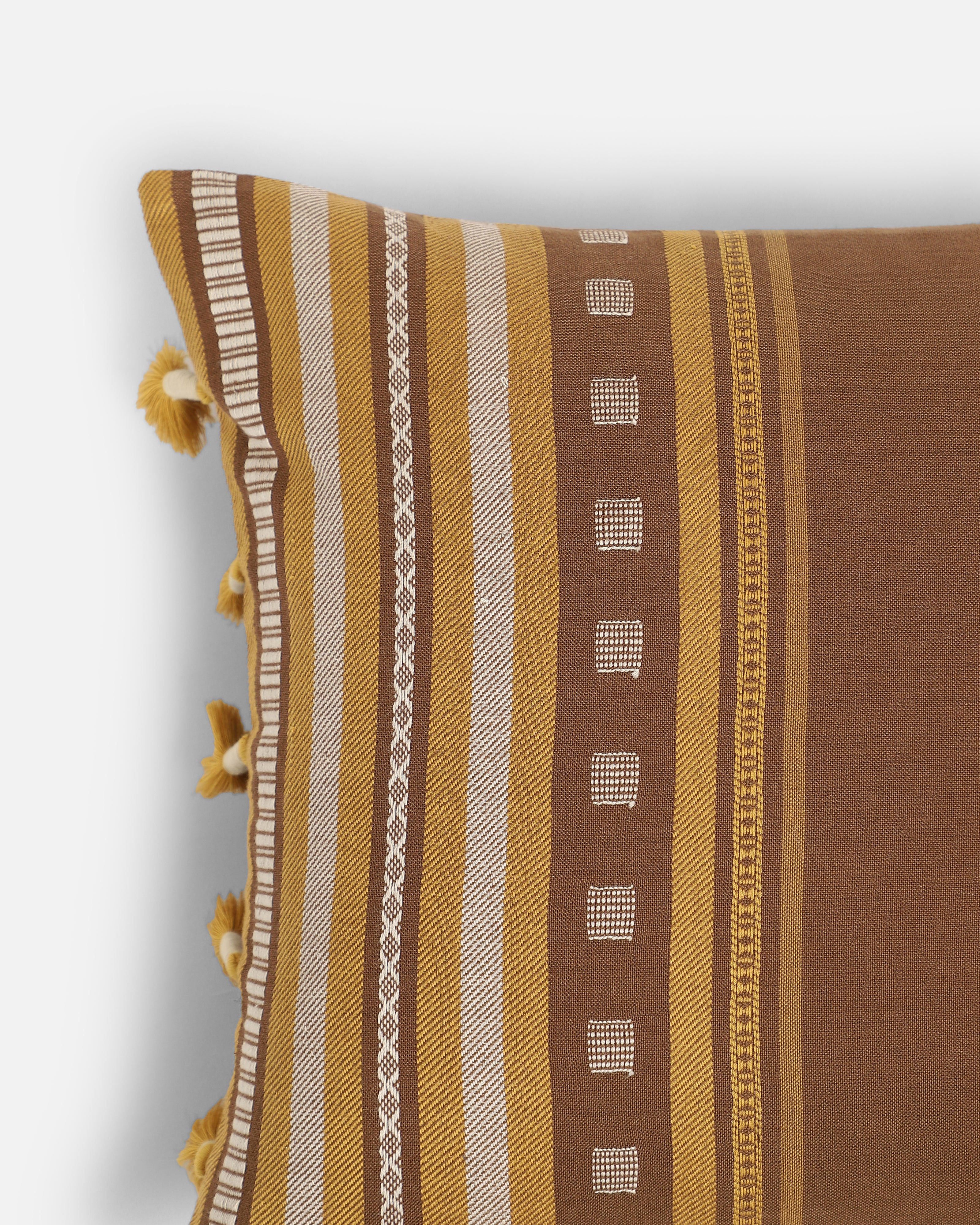 Marcu Bhujodi Extra Weft Cotton Cushion Cover